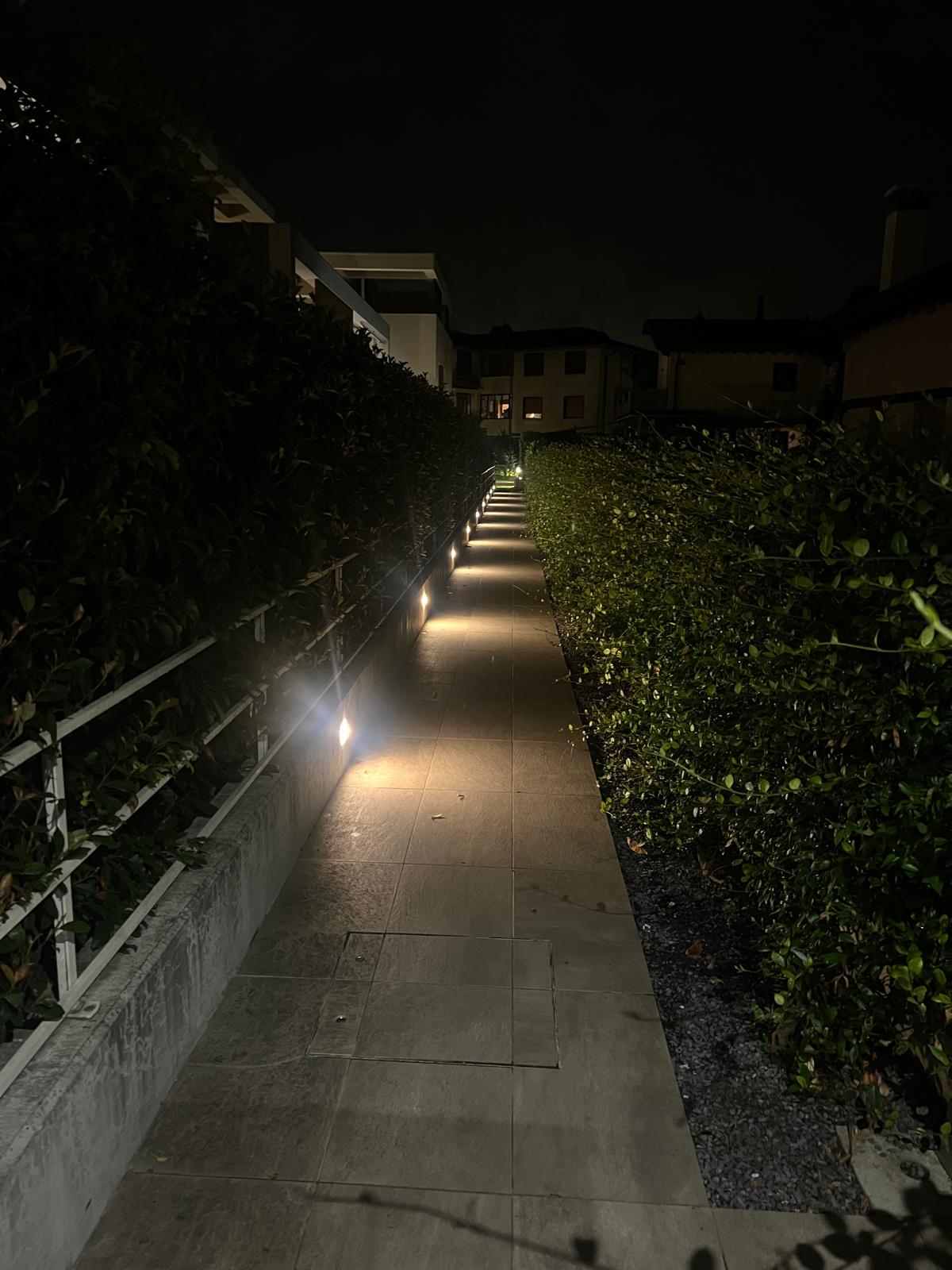 Faretto segnapasso per 503 Vetro