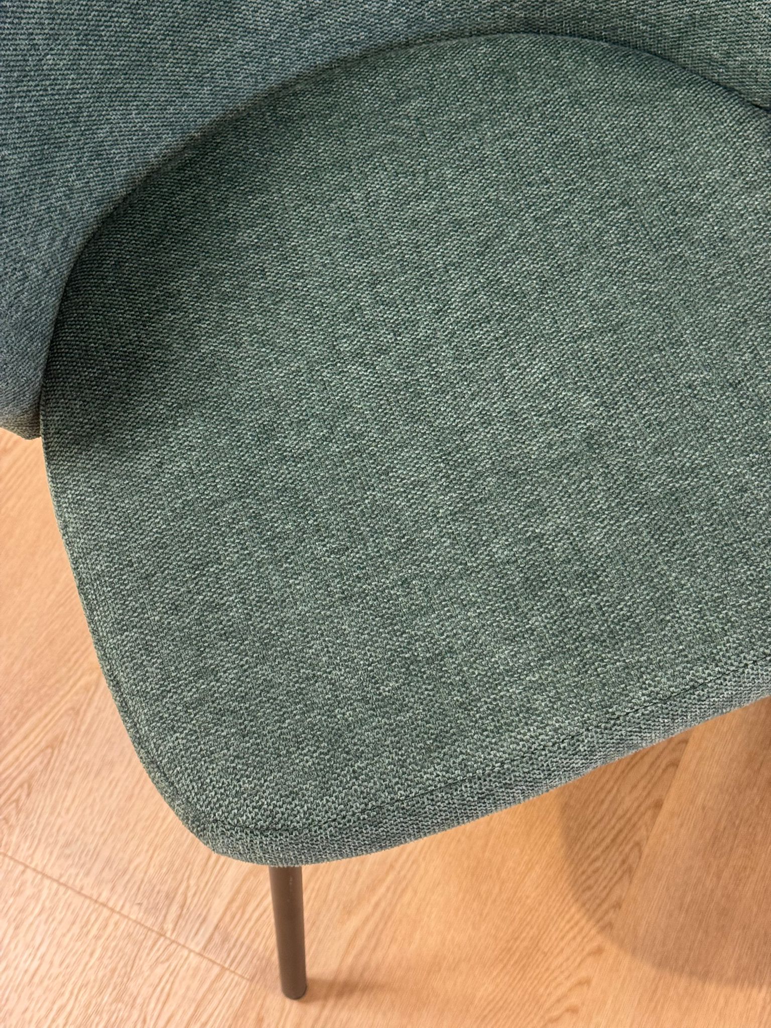 Set 4 poltrone Giulia - tessuto verde