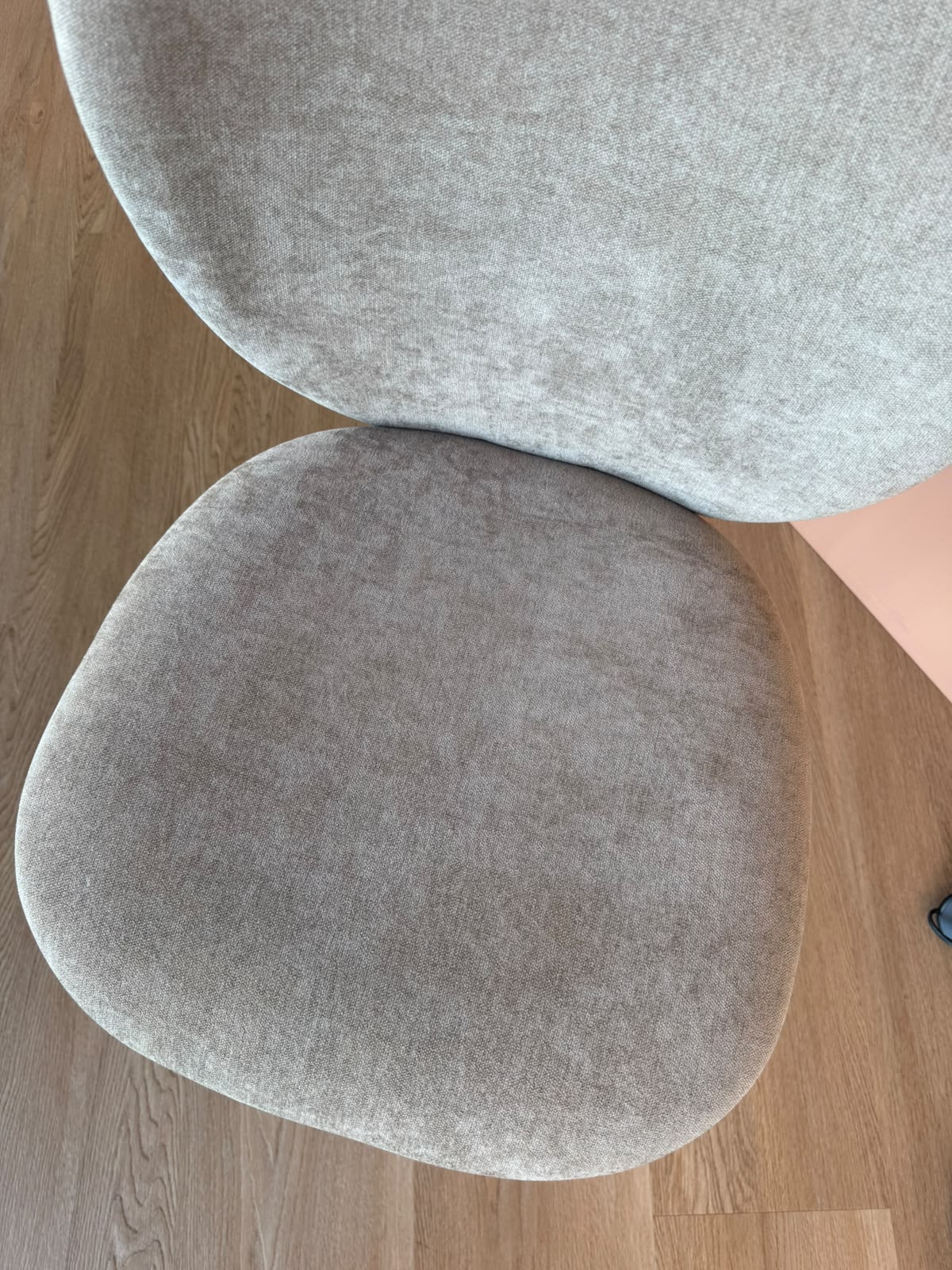 Set 2 poltrone Eva - tessuto beige