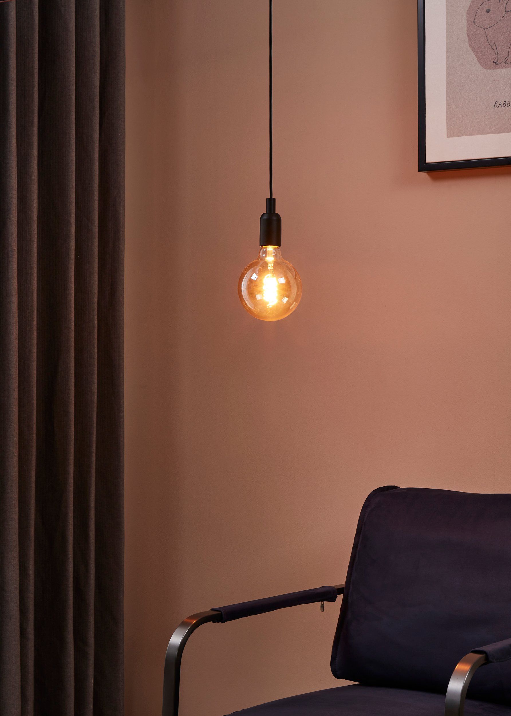Lampadina E27 4W Vintage palloncino decorativo