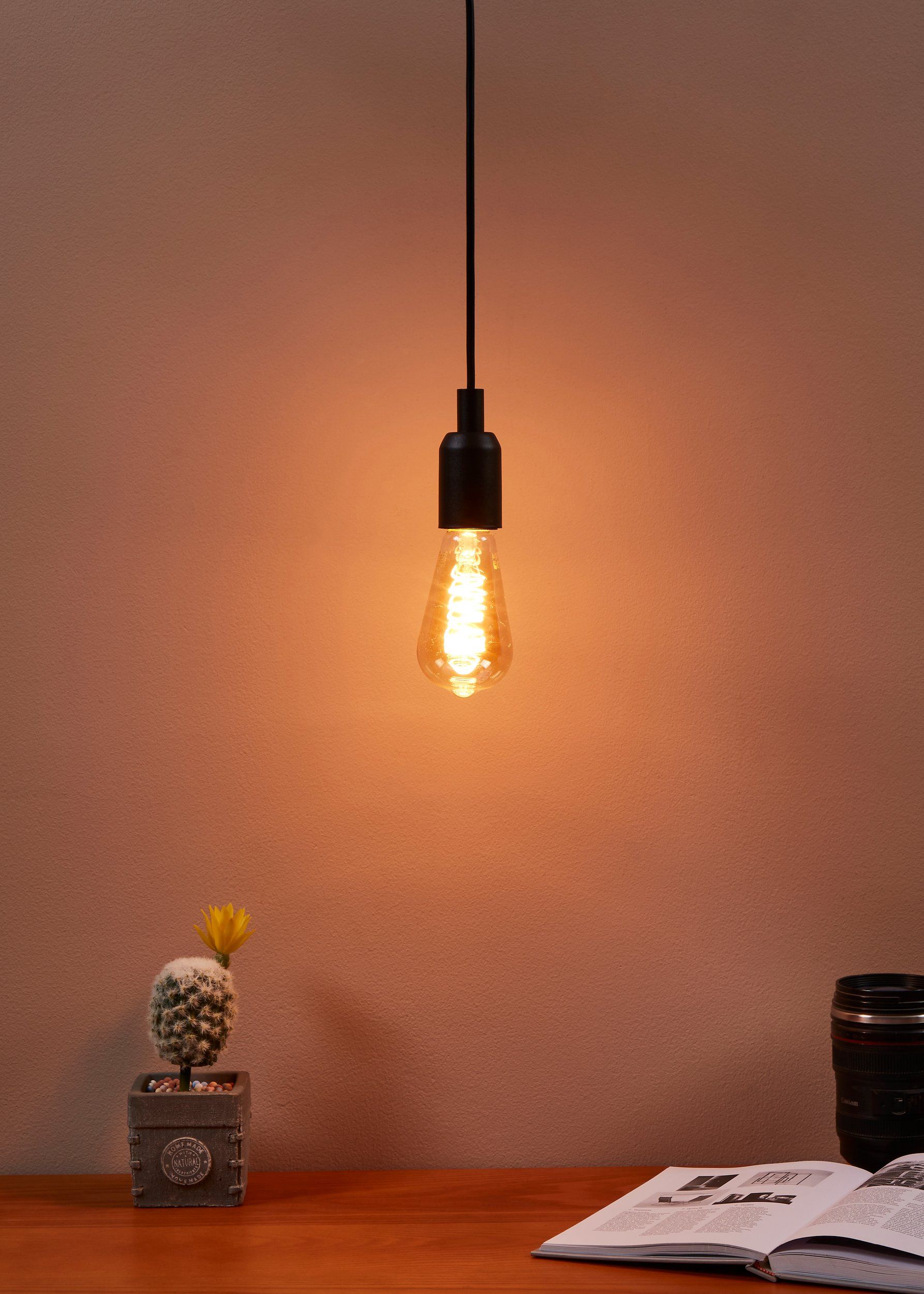 Lampadina E27 4W Vintage pera decorativa