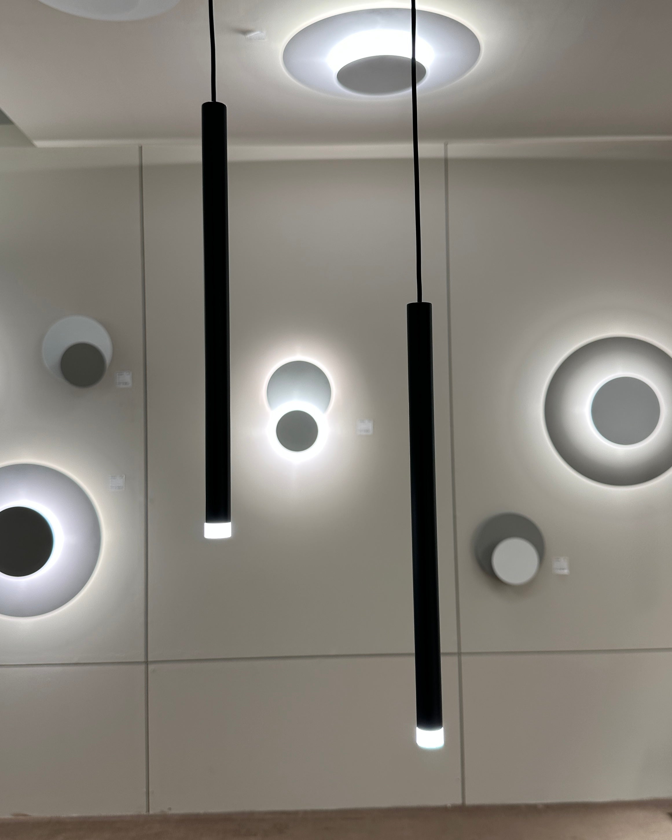 Cilindro Sospeso Sottile per Luce Puntuale - Binario Magnetico 5mm