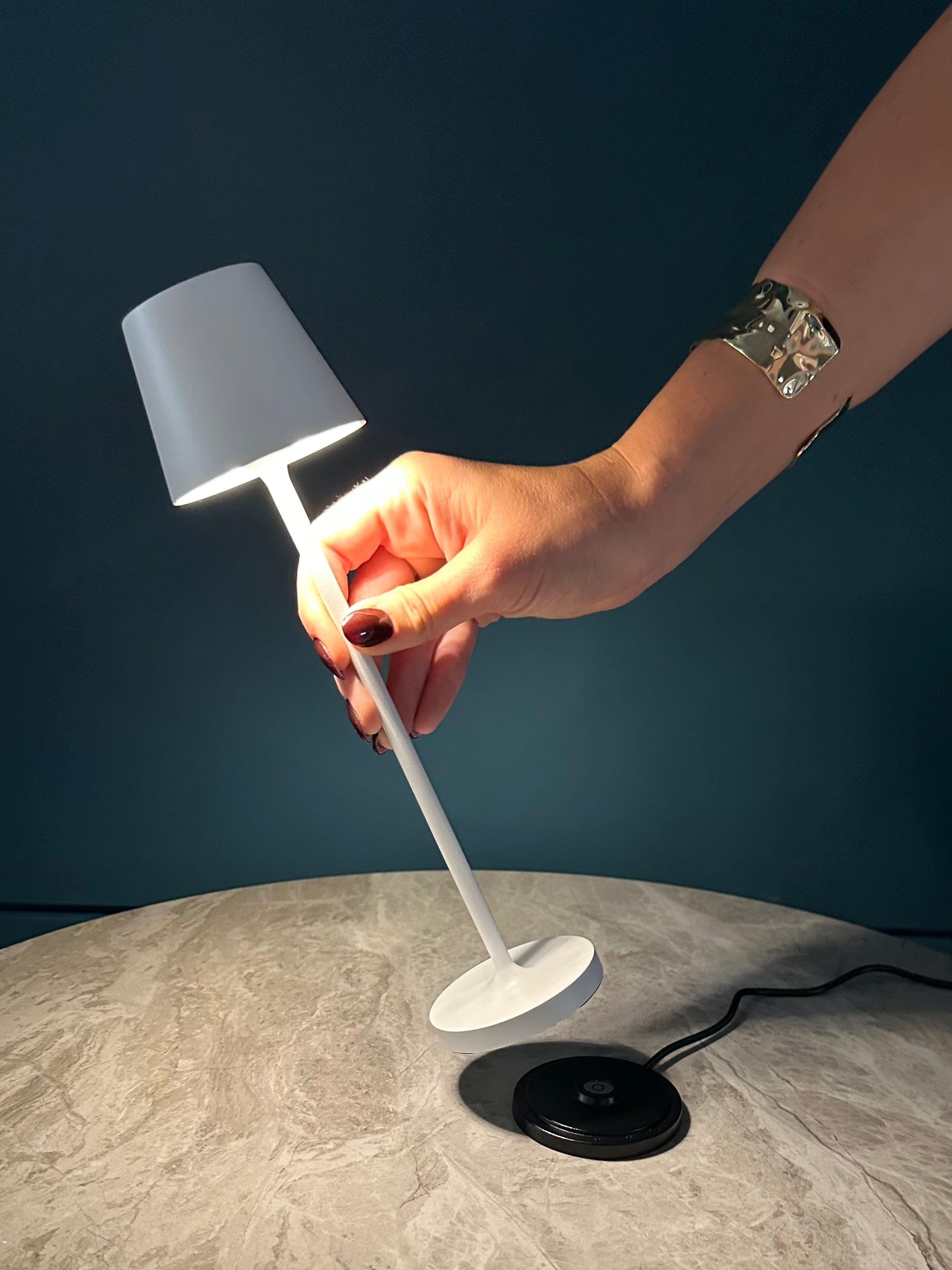 Kelly Mini - Lampada ricaricabile Bianco