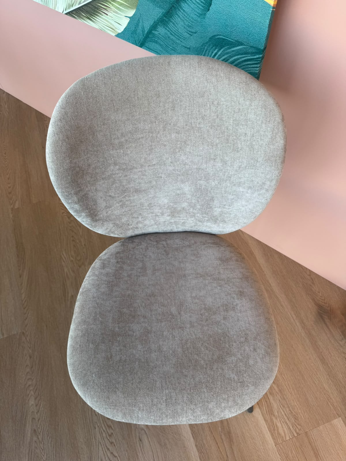 Set 2 poltrone Eva - tessuto beige