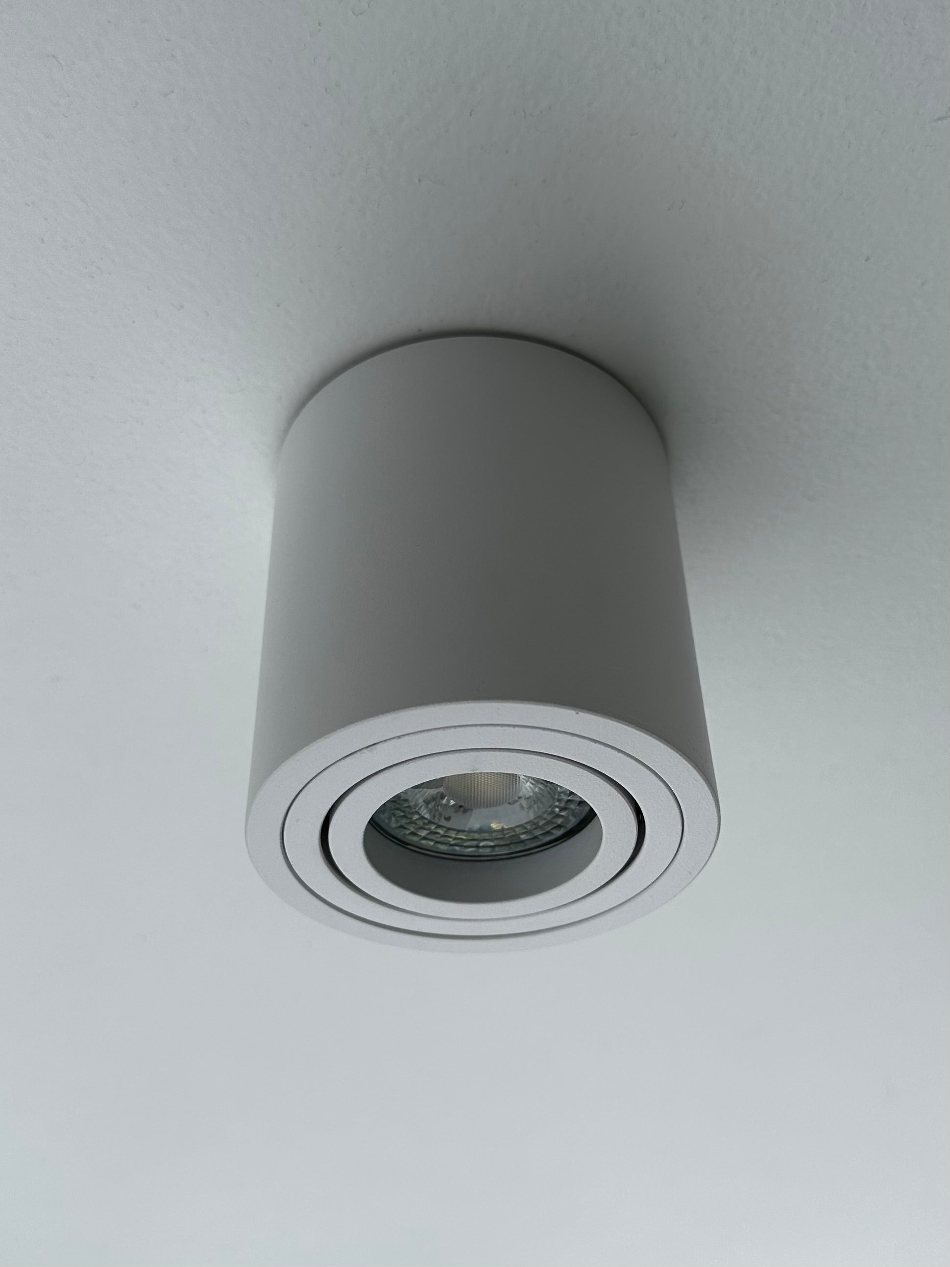 Faretto soffitto orientabile tondo - Bianco