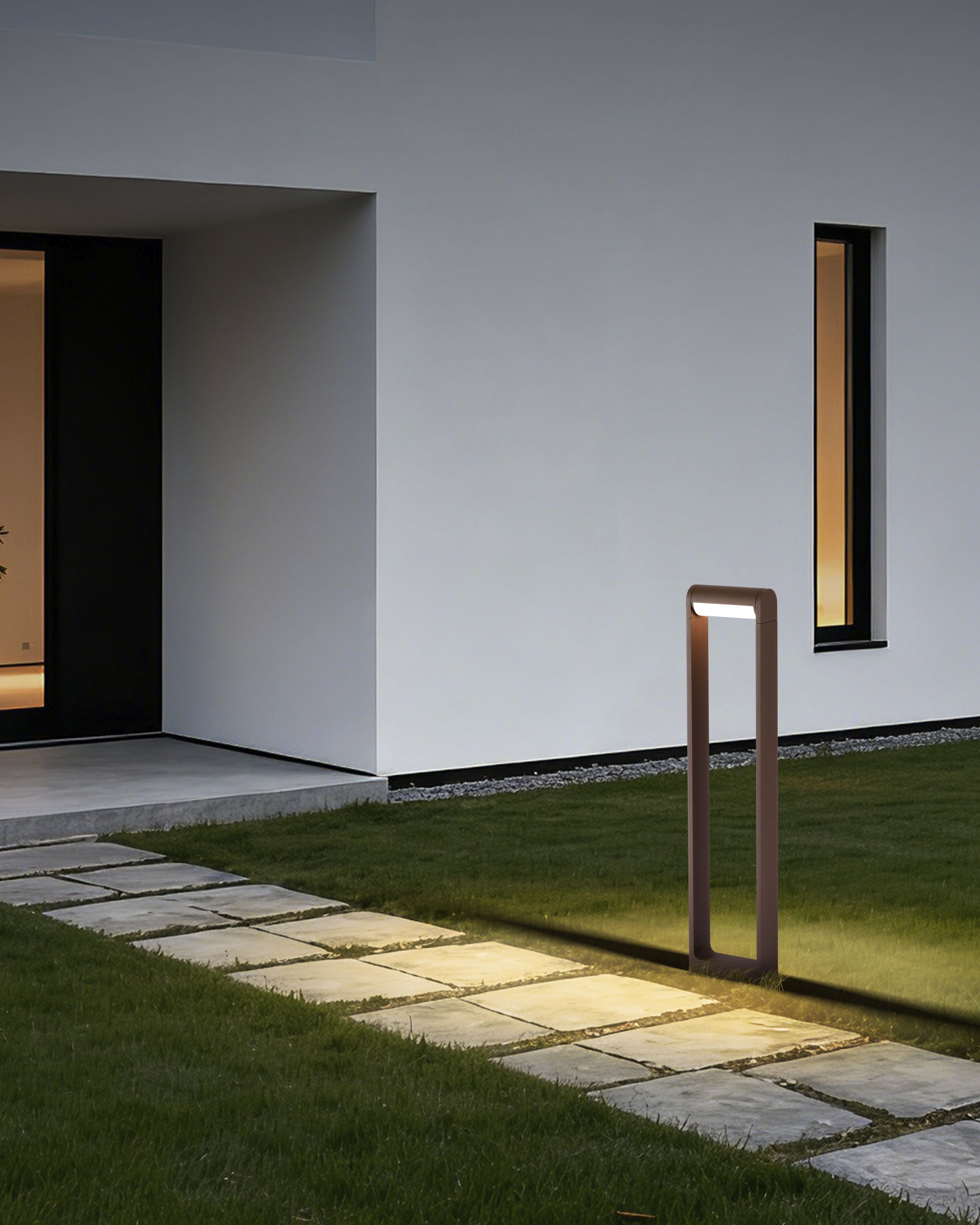 Paletto da terra Focus - 60cm Corten