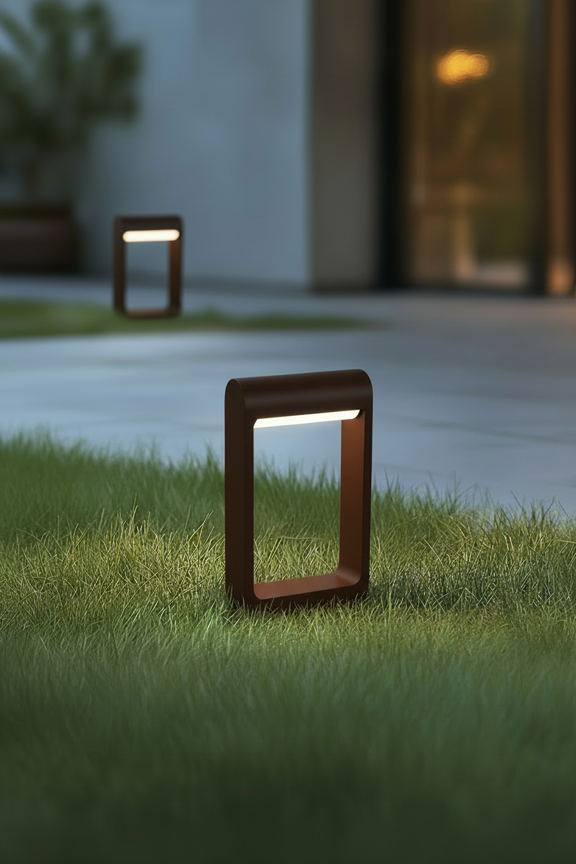 Paletto da terra Focus - 30cm Corten