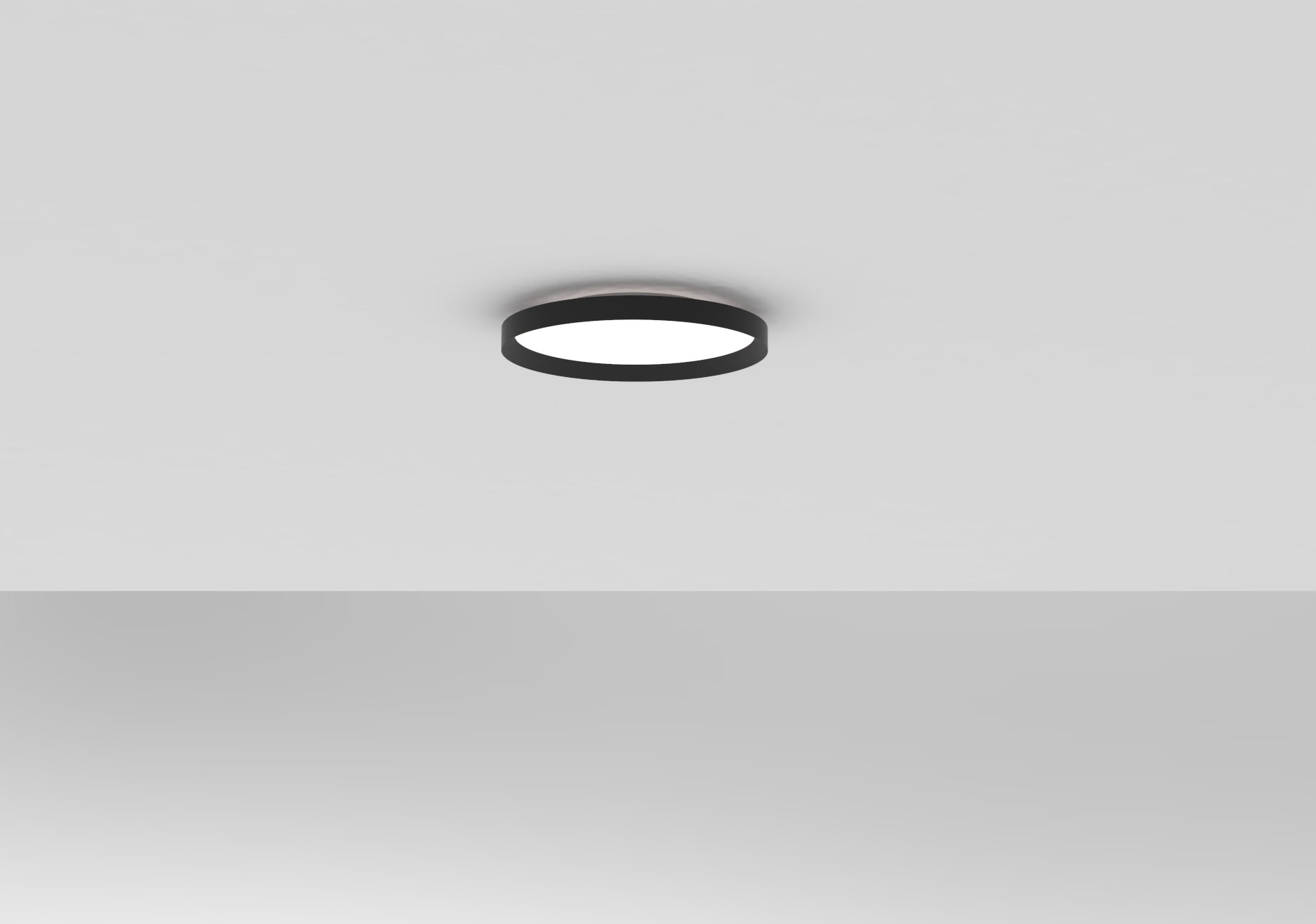 Plafoniera Slim - Nero