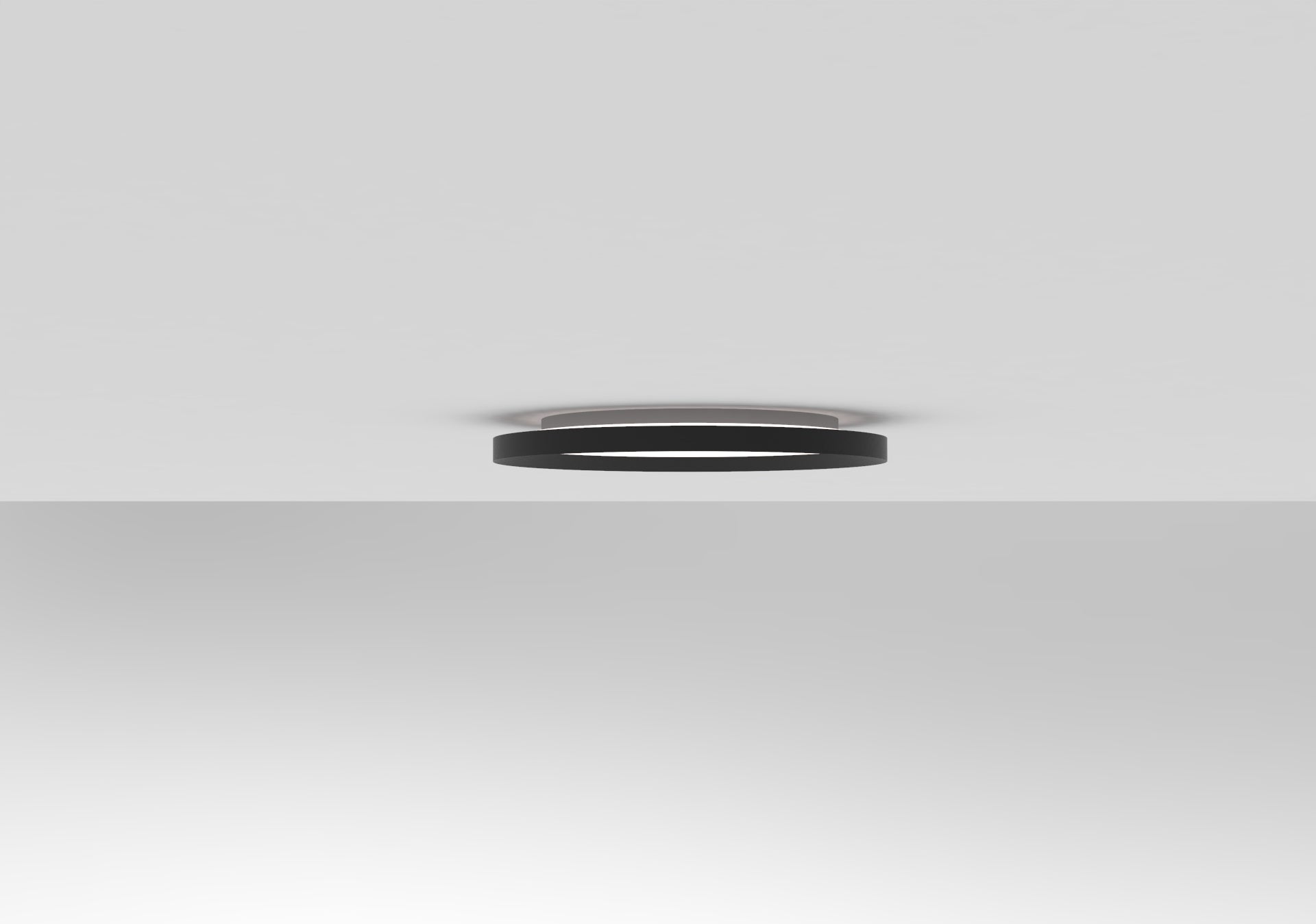 Plafoniera Slim - Nero