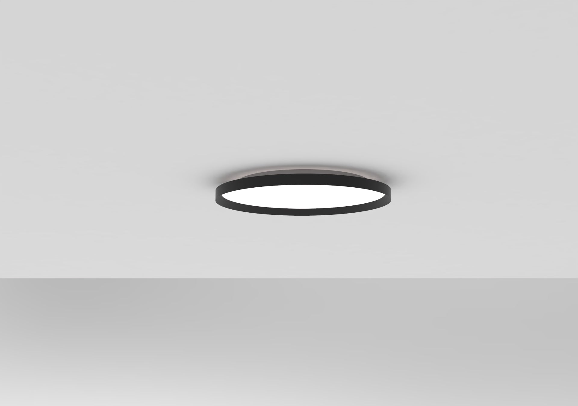 Plafoniera Slim - Nero