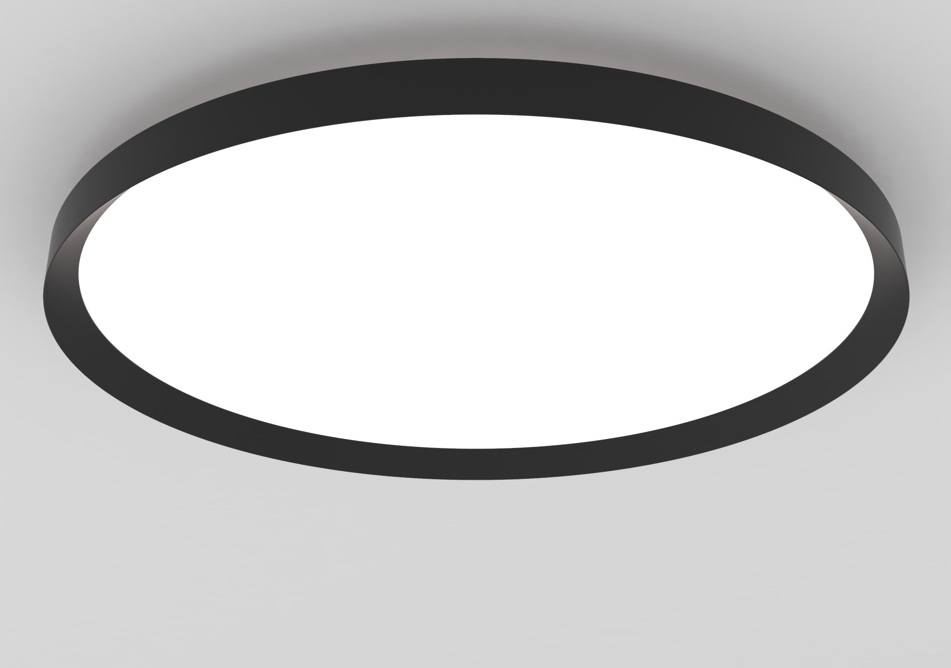 Plafoniera Slim - Nero