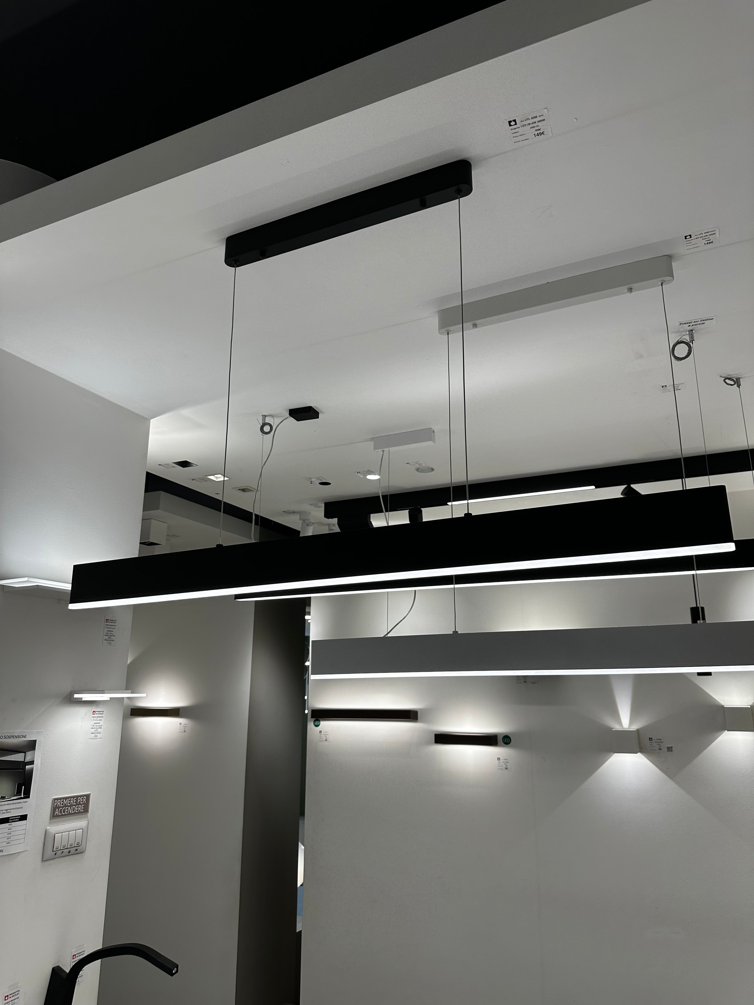 Sospensione Slim - Nero
