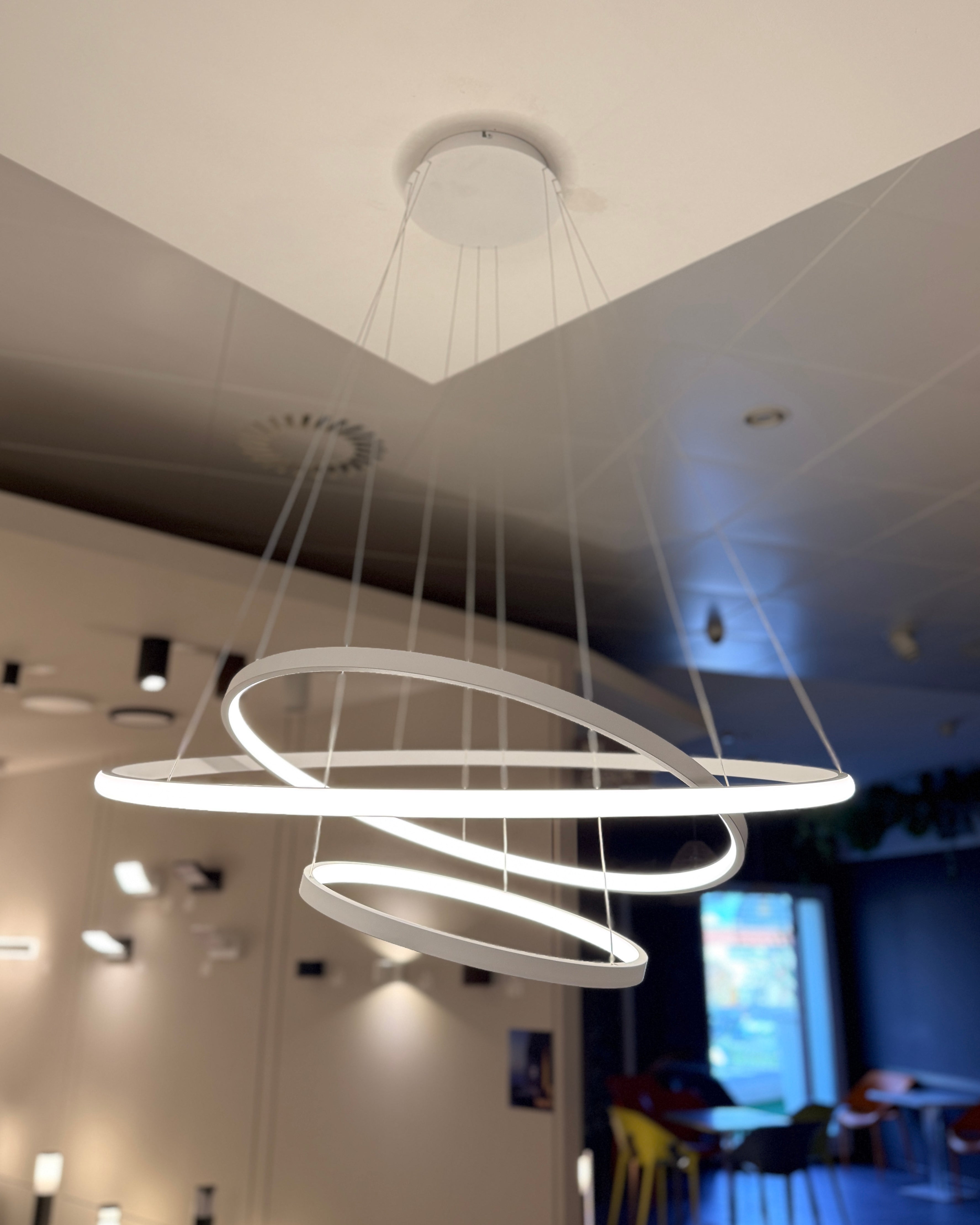 Sospensione Brooklyn 3 - Bianco