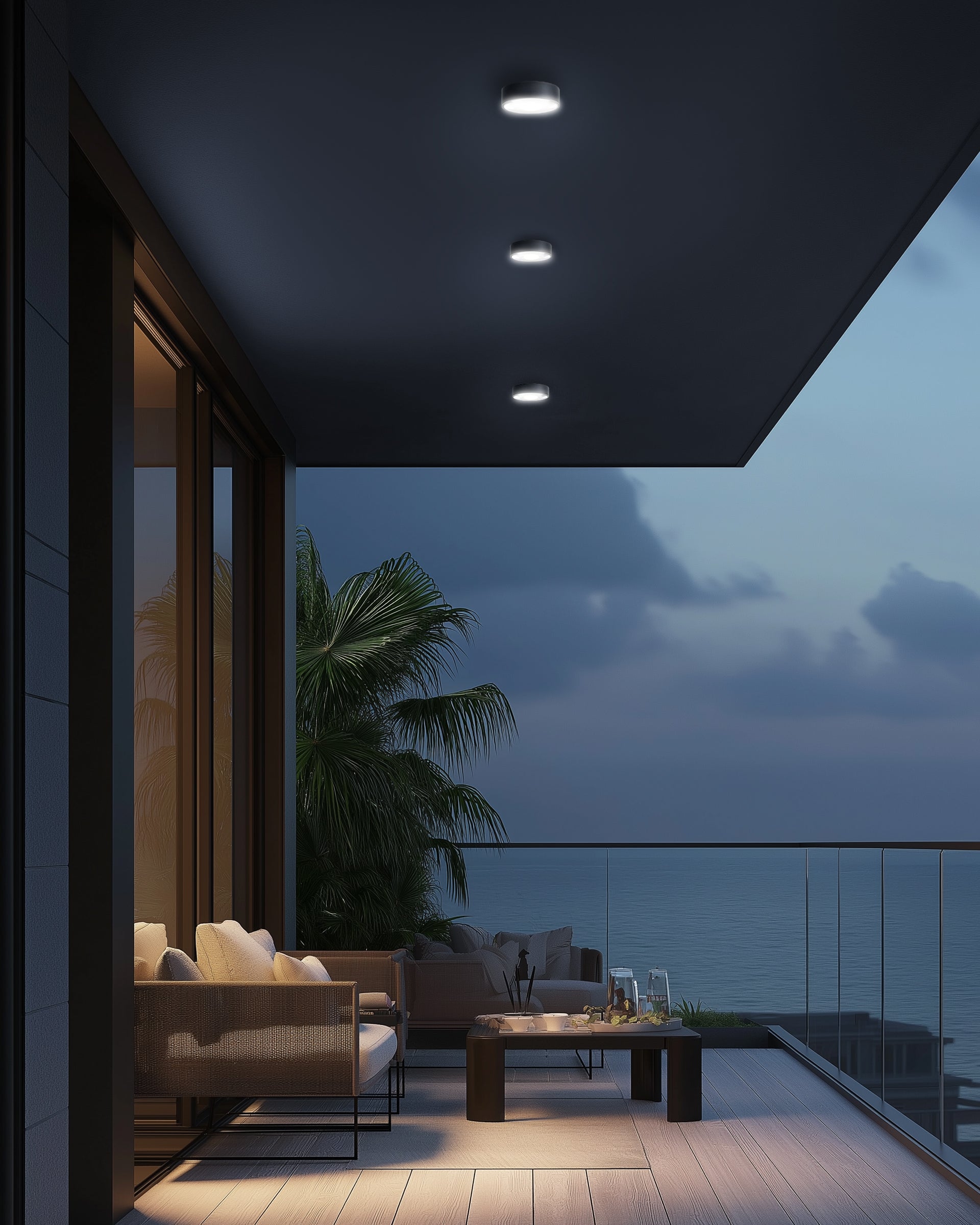 Faretto tondo Flat - Antracite