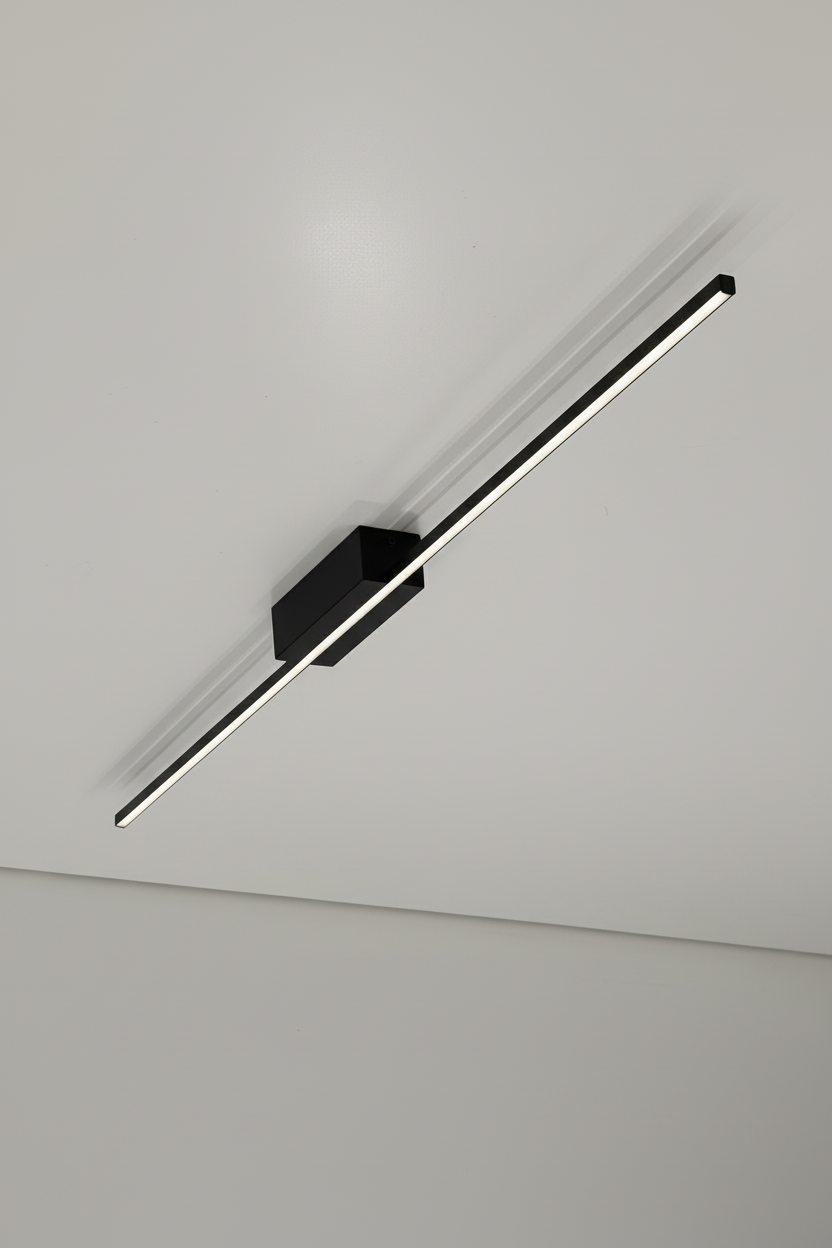 Plafoniera Linea 100 - Nera