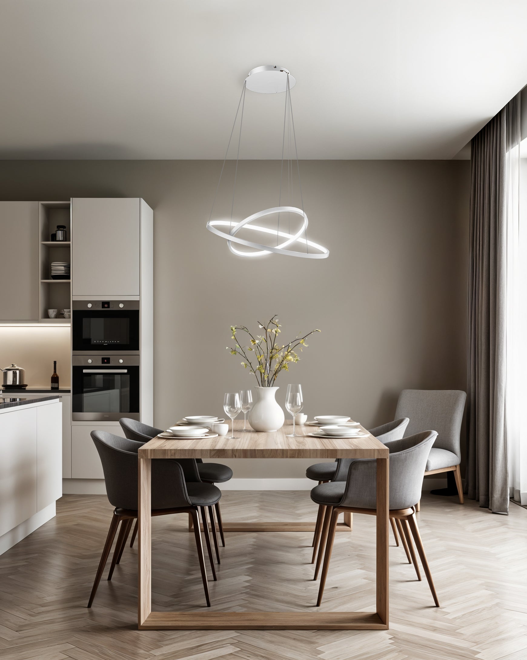 Sospensione Brookilng - Bianco