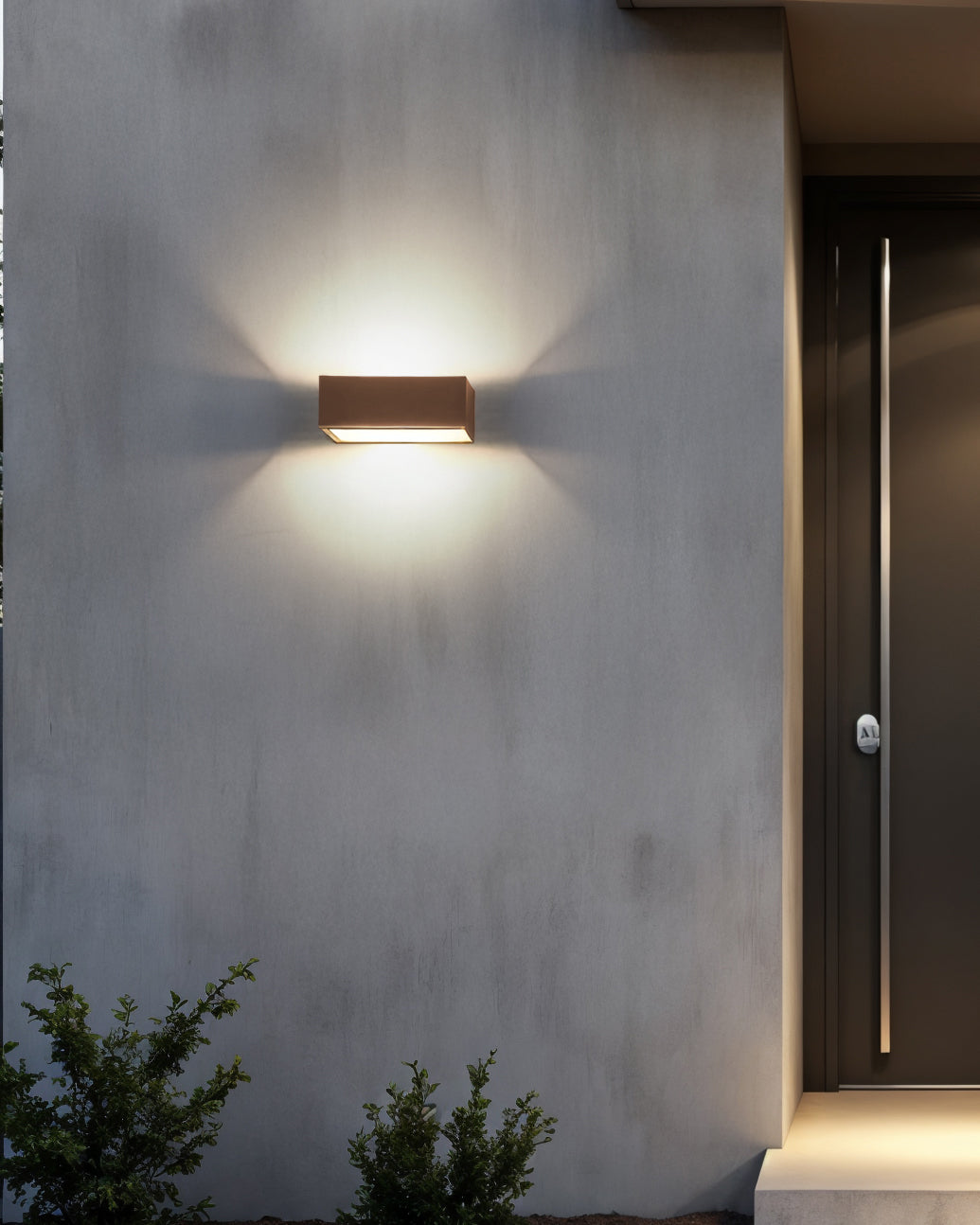 Applique esterno Mask luce indiretta - Antracite