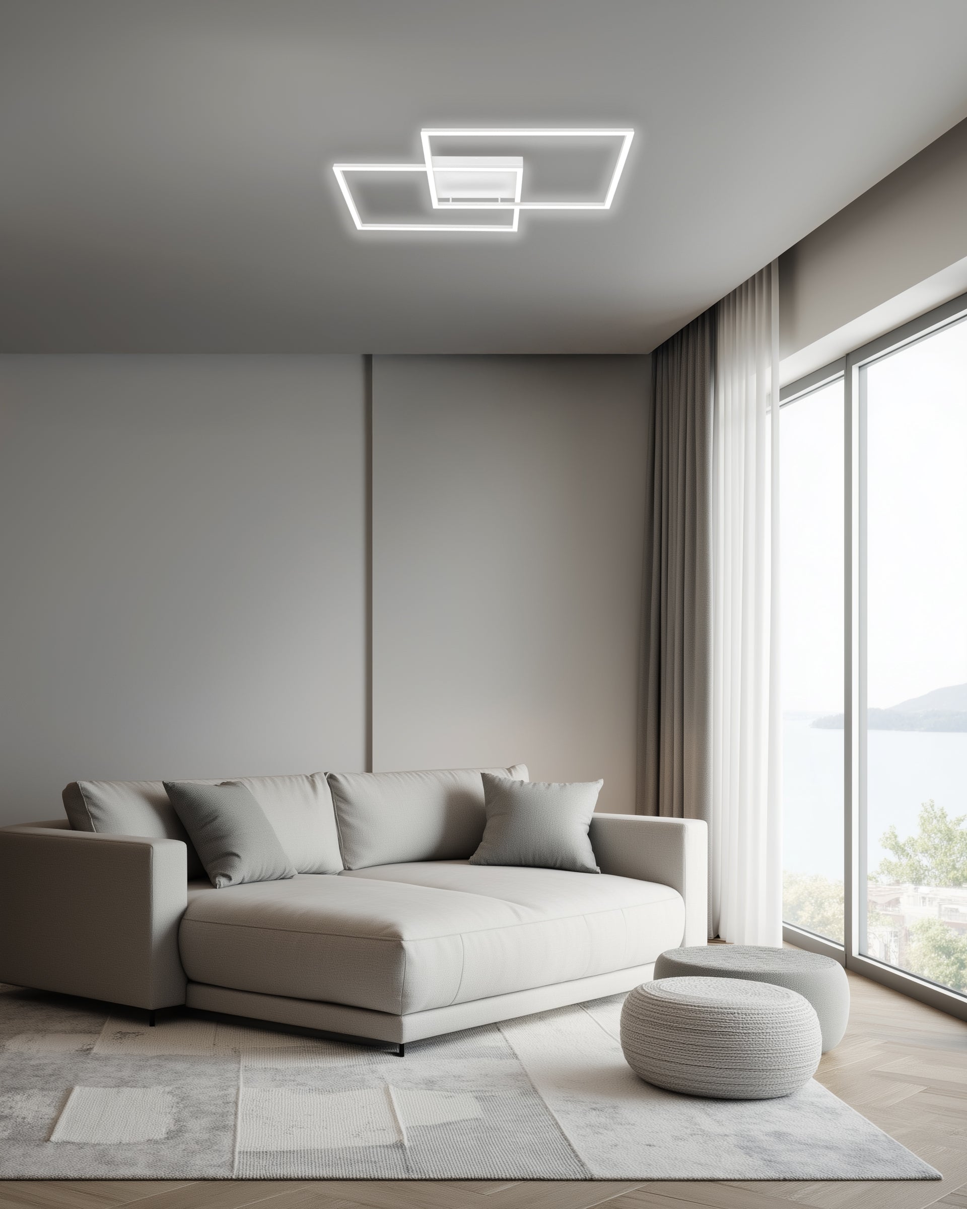 Plafoniera Giove - 2 elementi grandi