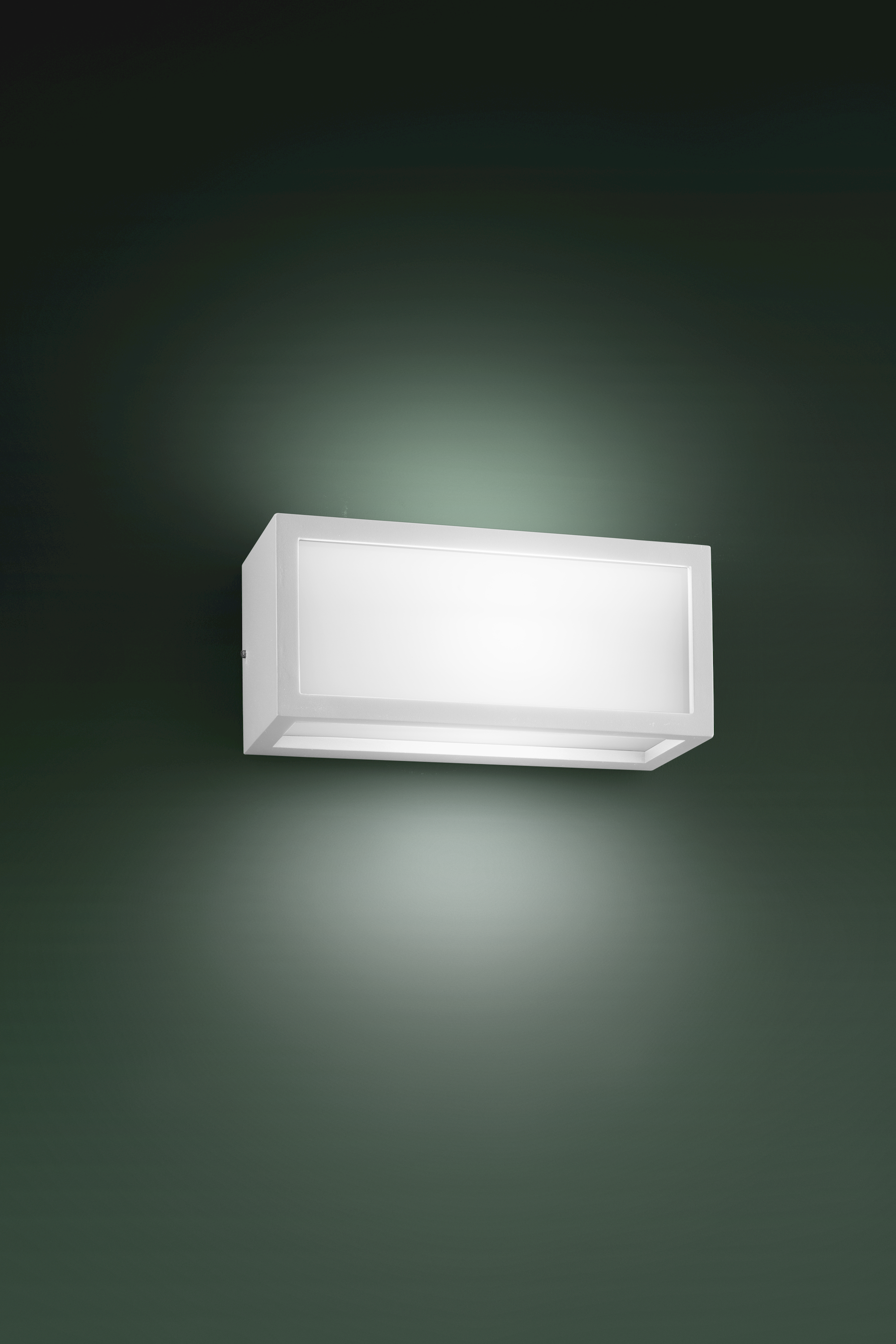 Applique esterno Mask luce diretta - Bianco