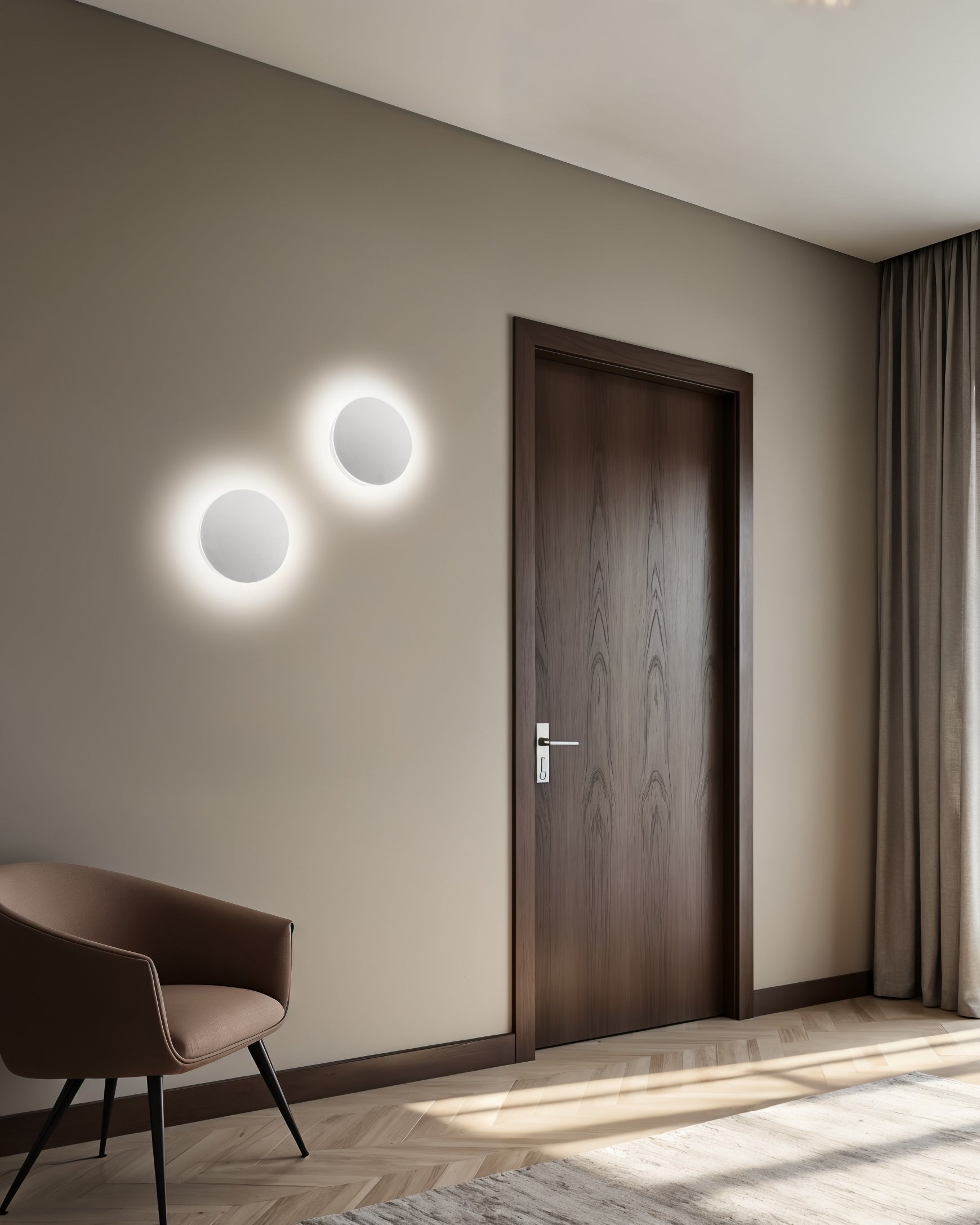 Applique Bottone - Bianco