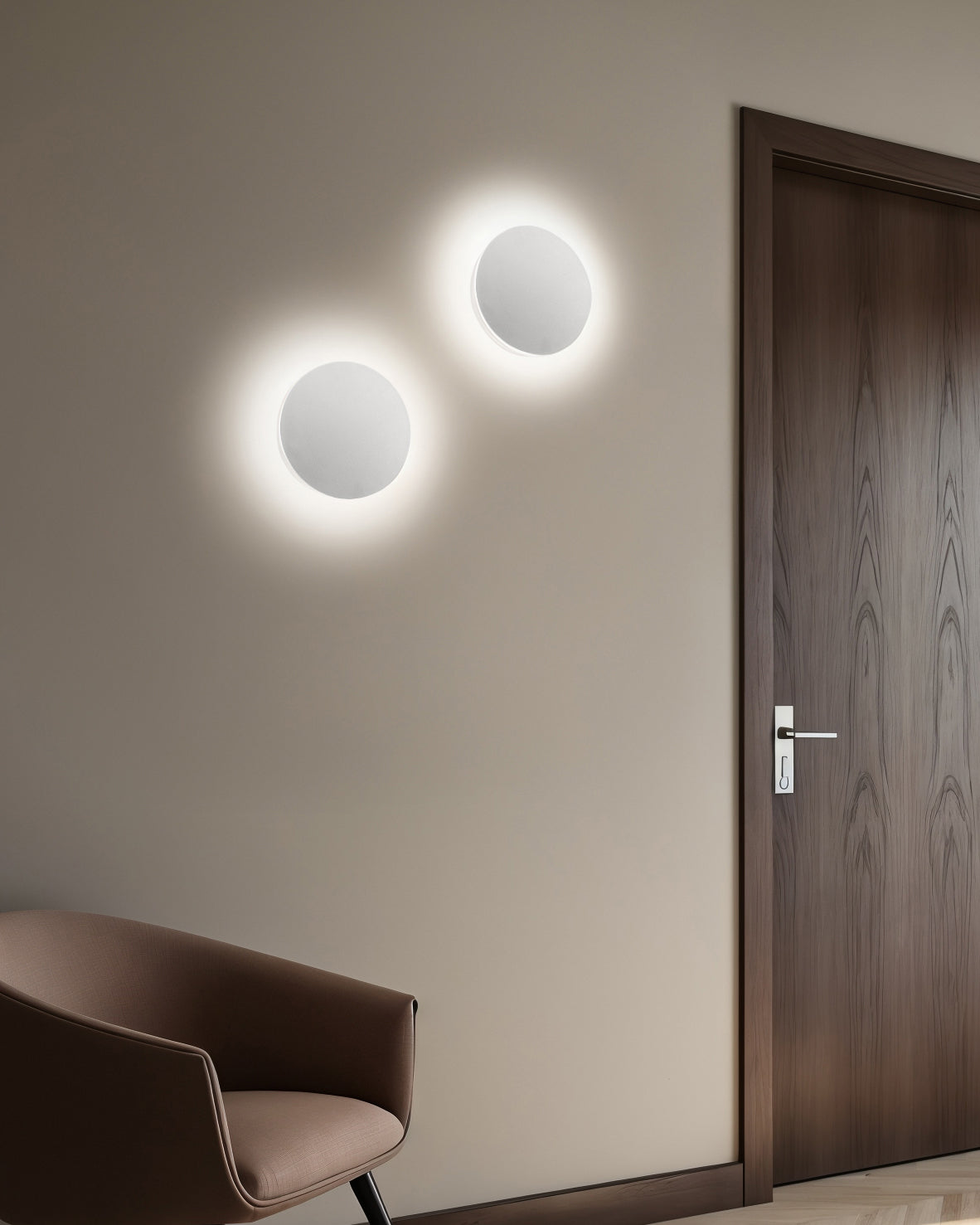 Applique Bottone - Bianco