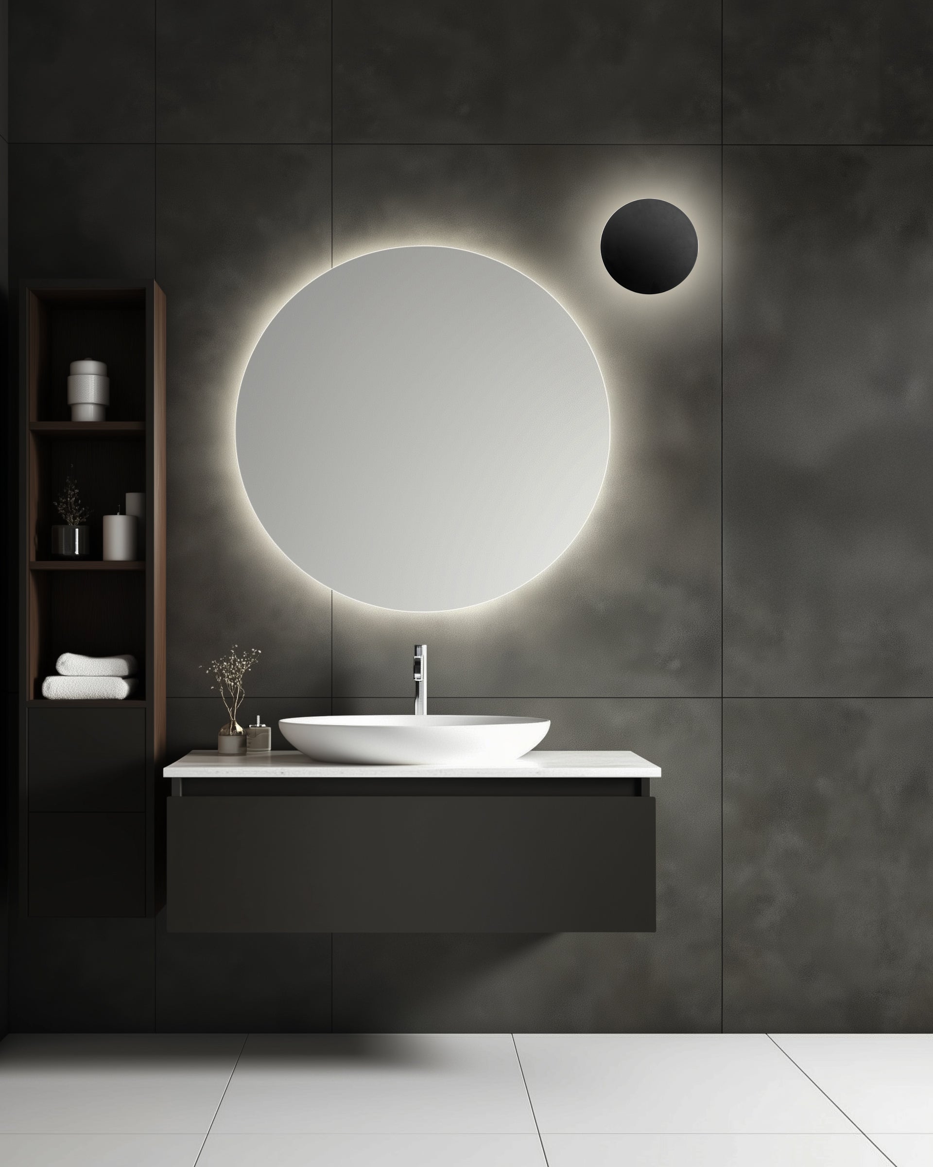 Applique Bottone - Nero