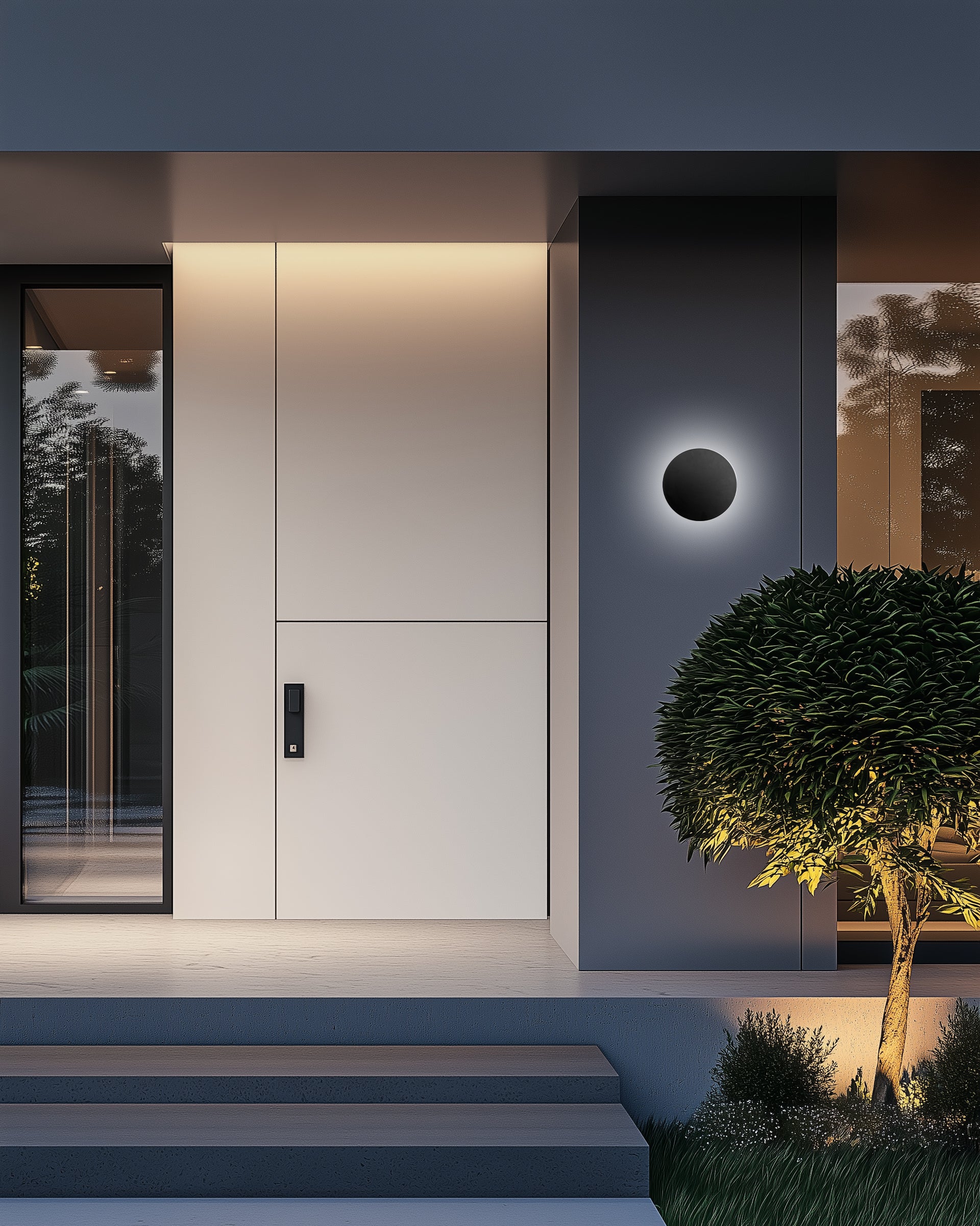 Applique Bottone - Nero