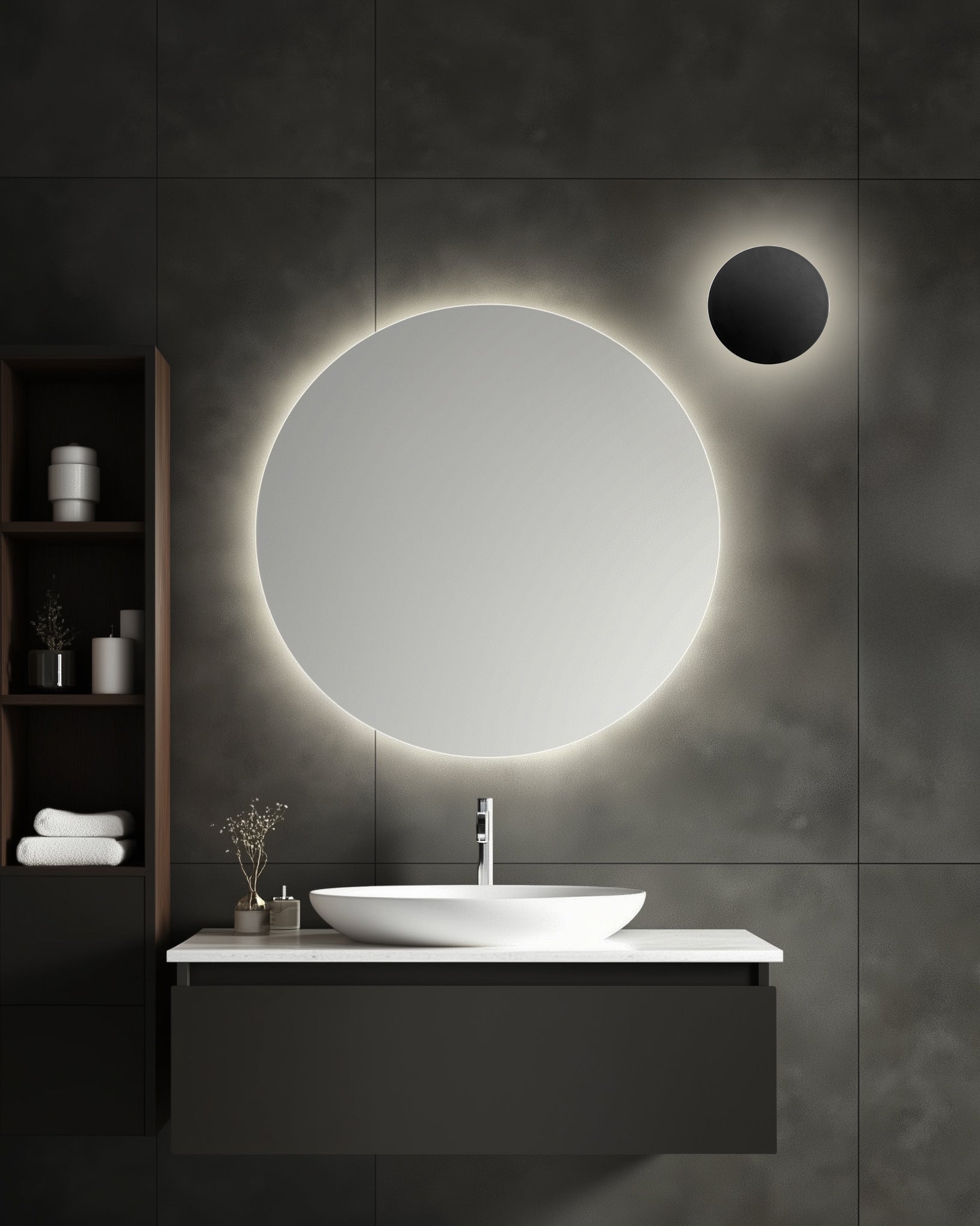 Applique Bottone - Nero