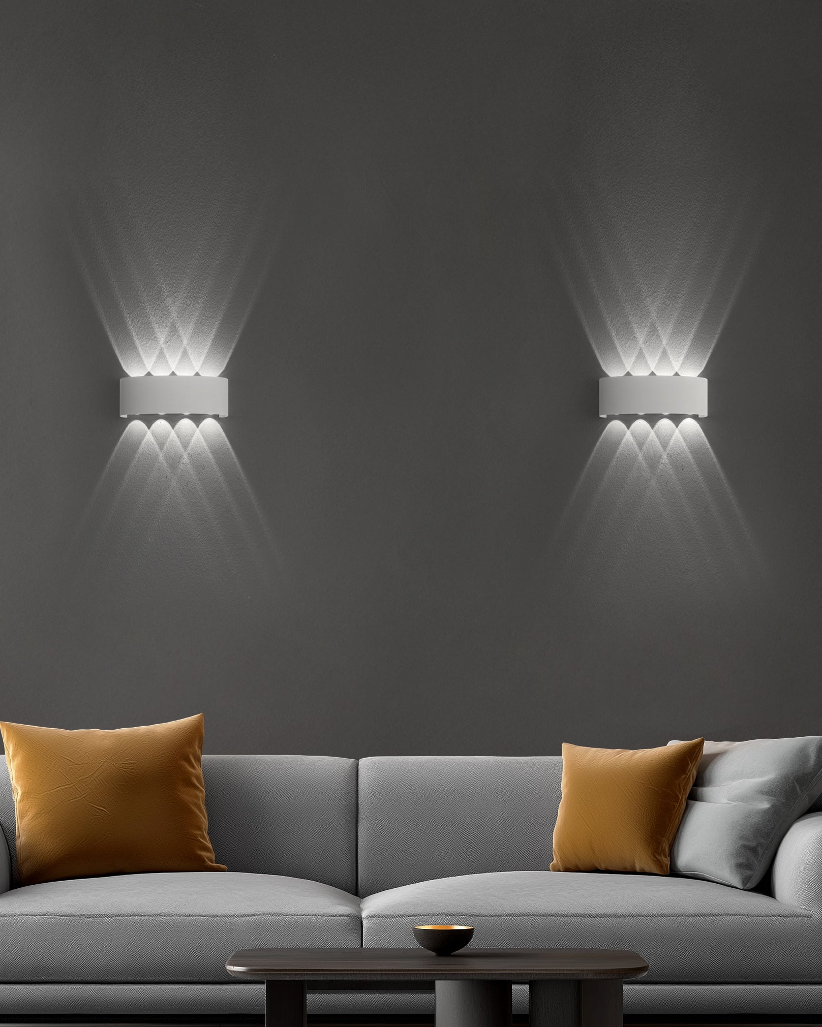 Applique Multiray bi-emissione - Bianco