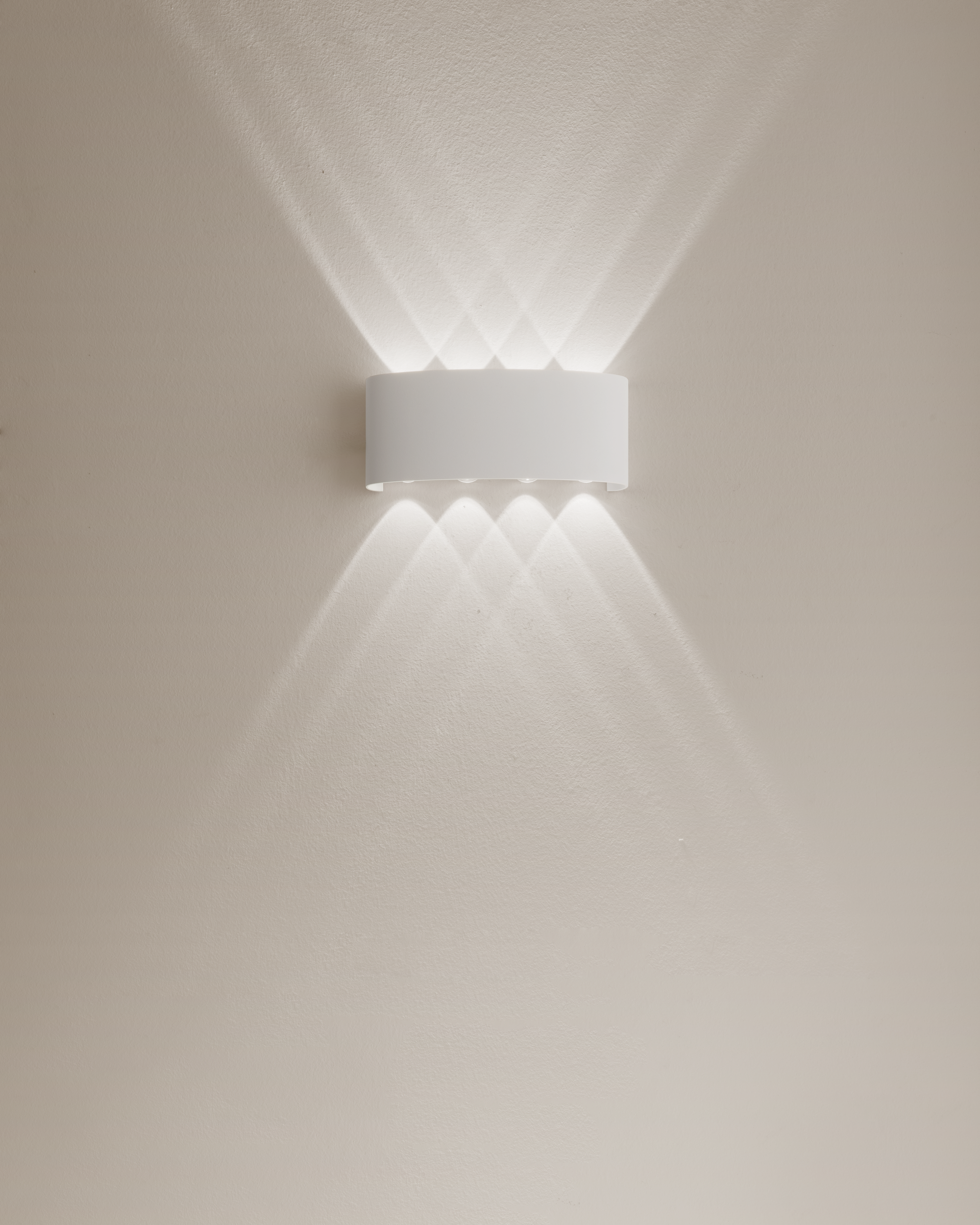 Applique Multiray bi-emissione - Bianco