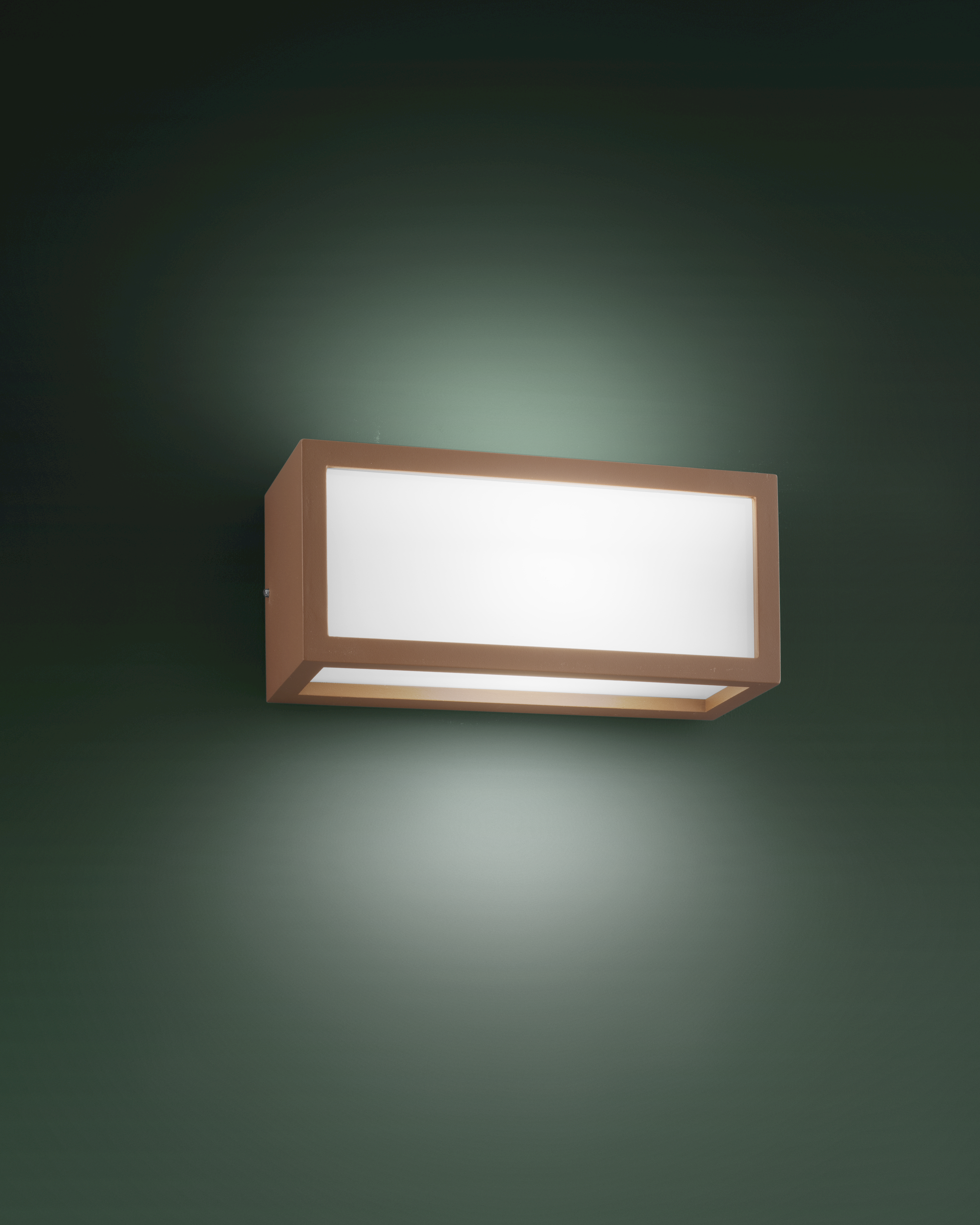 Applique esterno Mask luce diretta - Corten