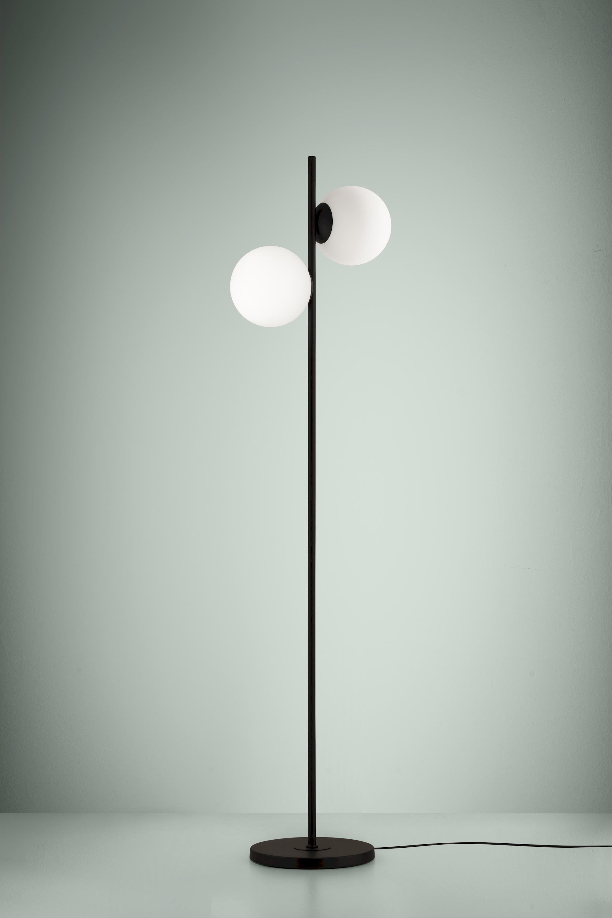 Piantana Alba 2 Luci - Nero
