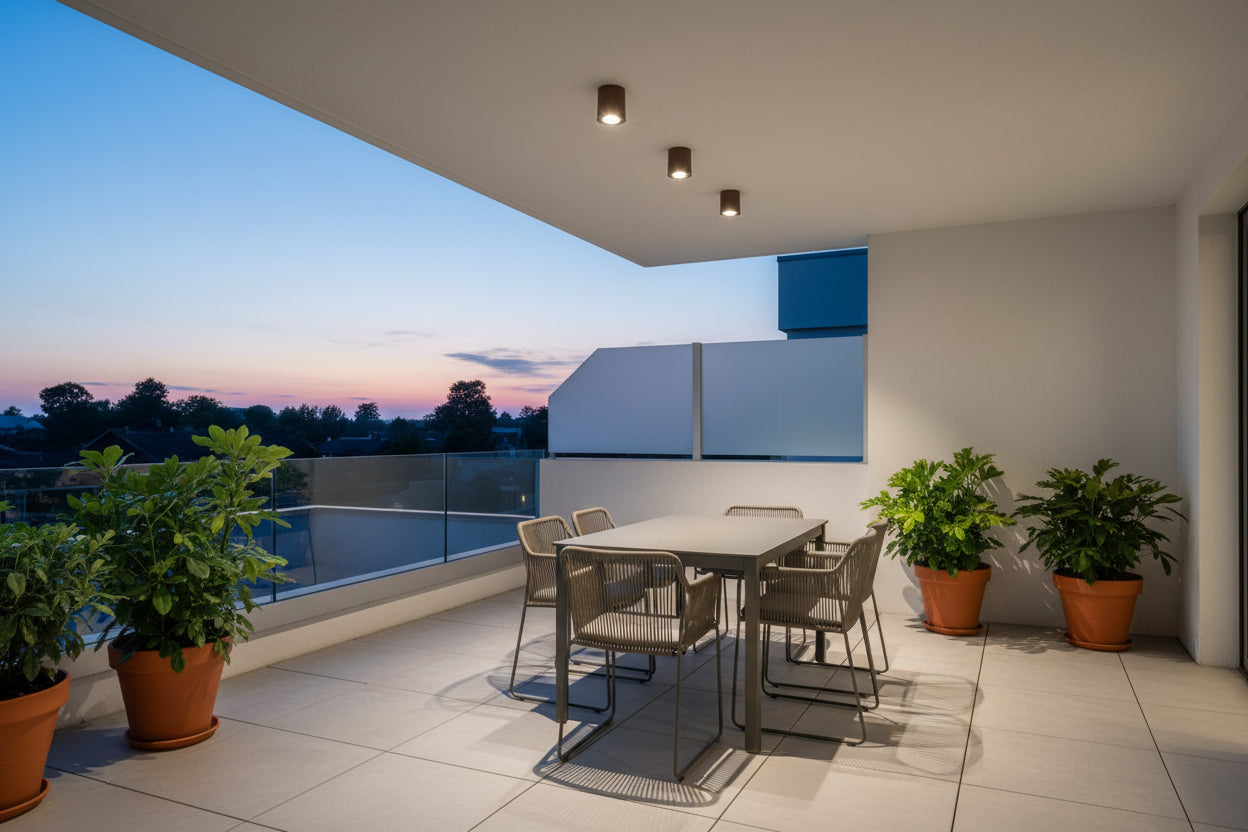 Cilindro soffitto esterno Print - Corten