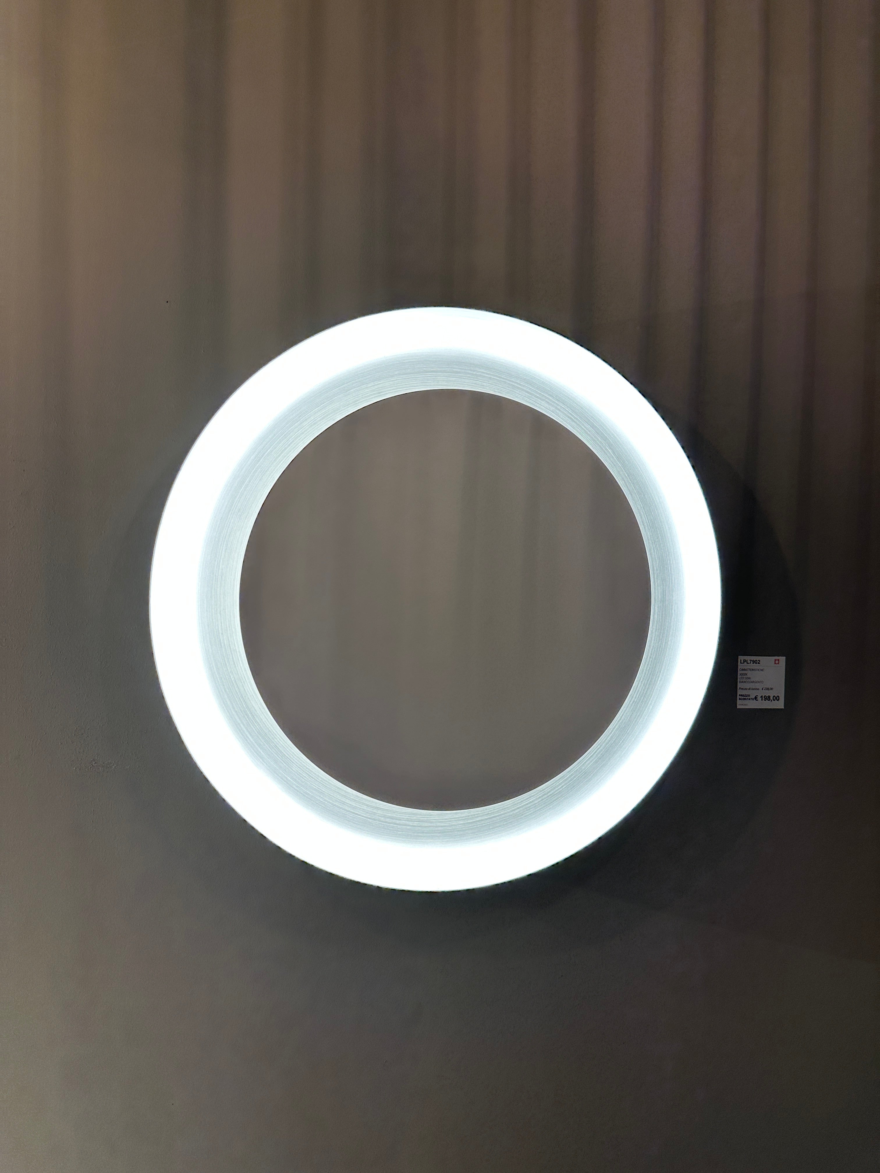 Plafoniera Aura - Argento e Bianco