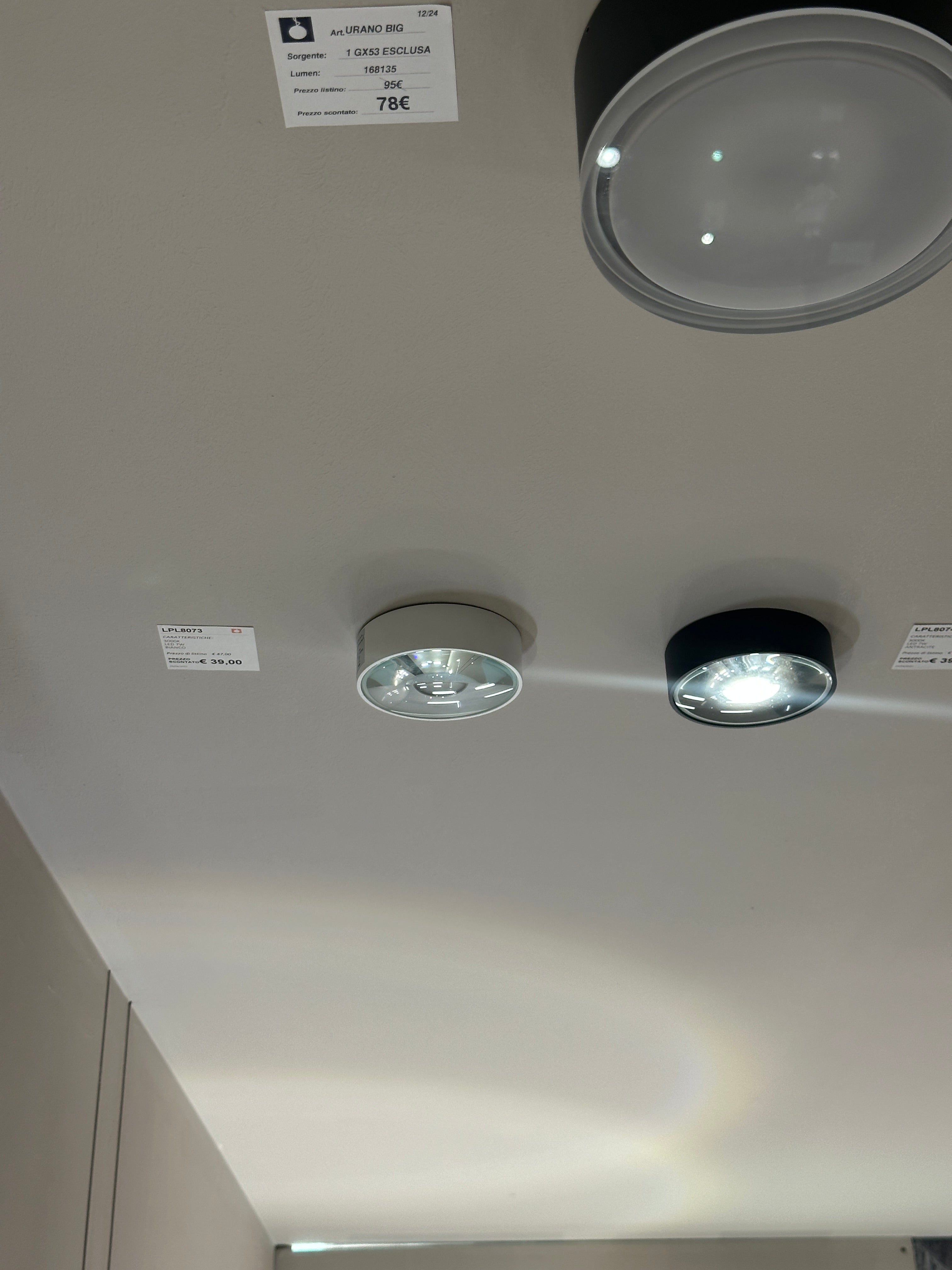 Faretto tondo Flat - Bianco