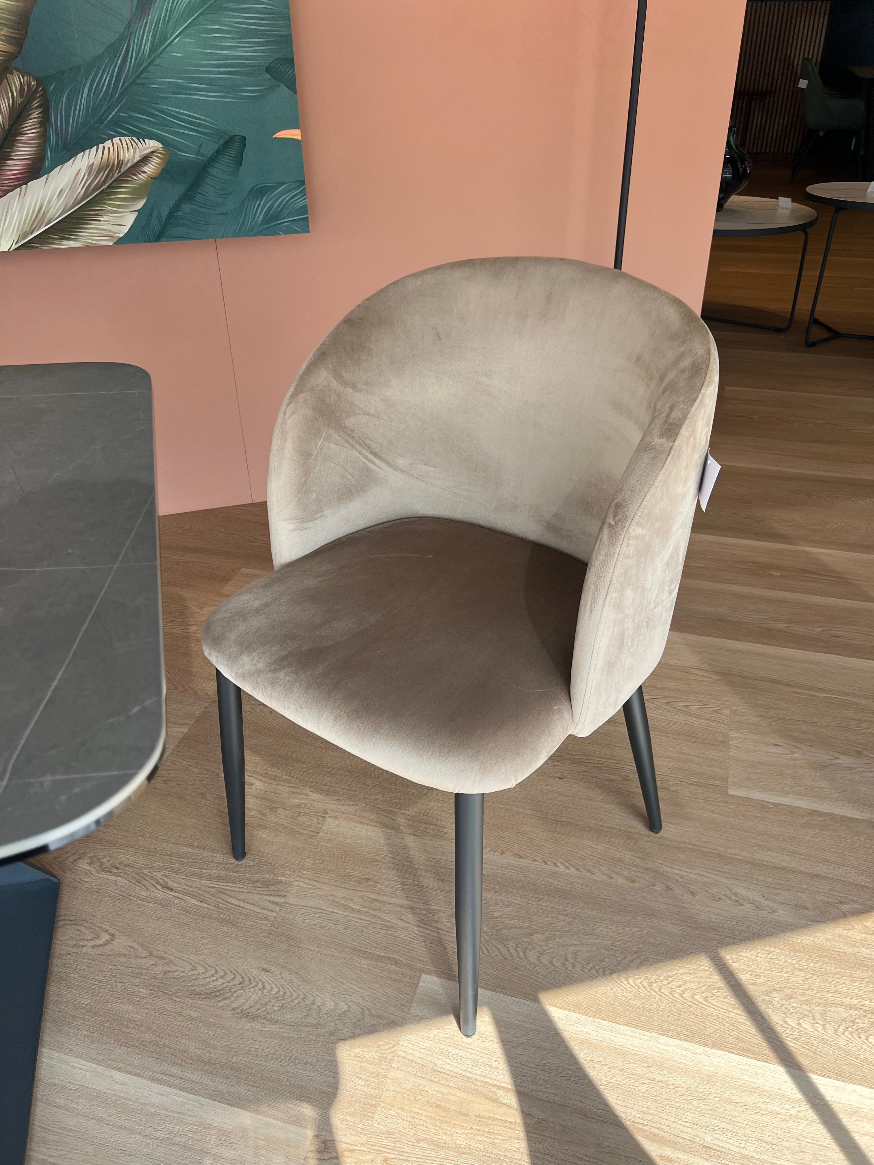 Poltrona Francesca - Velluto beige