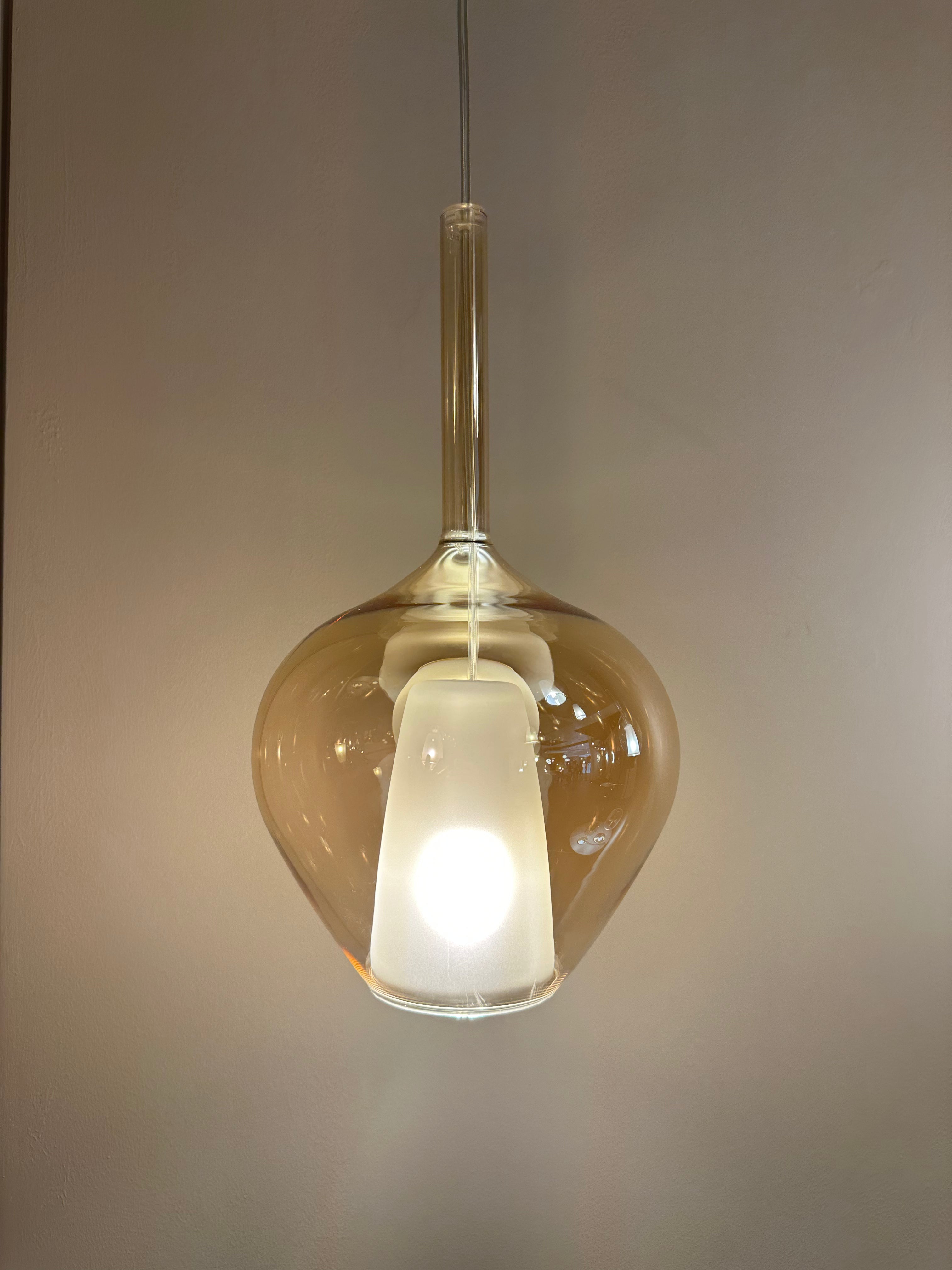 Sospensione Flower - Trasparente