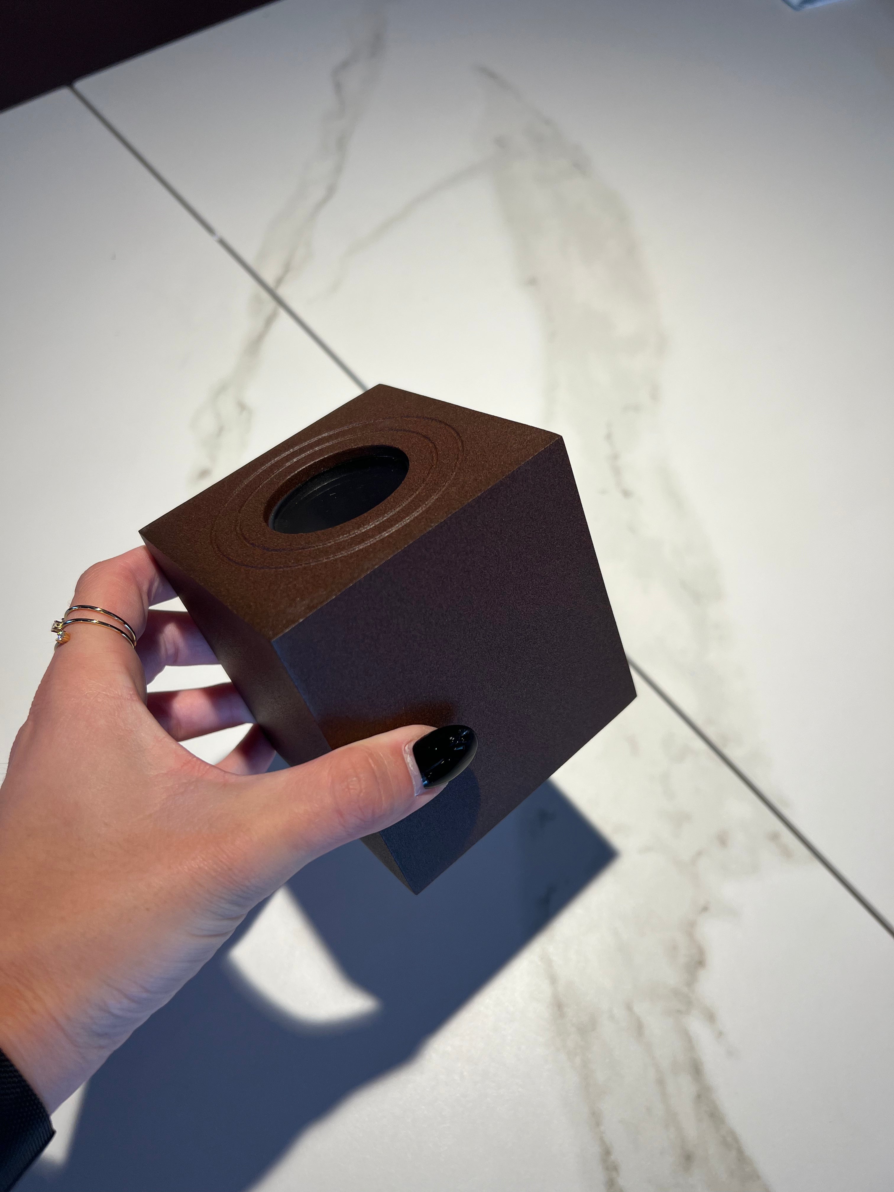 Cubetto soffitto esterno Print - Corten