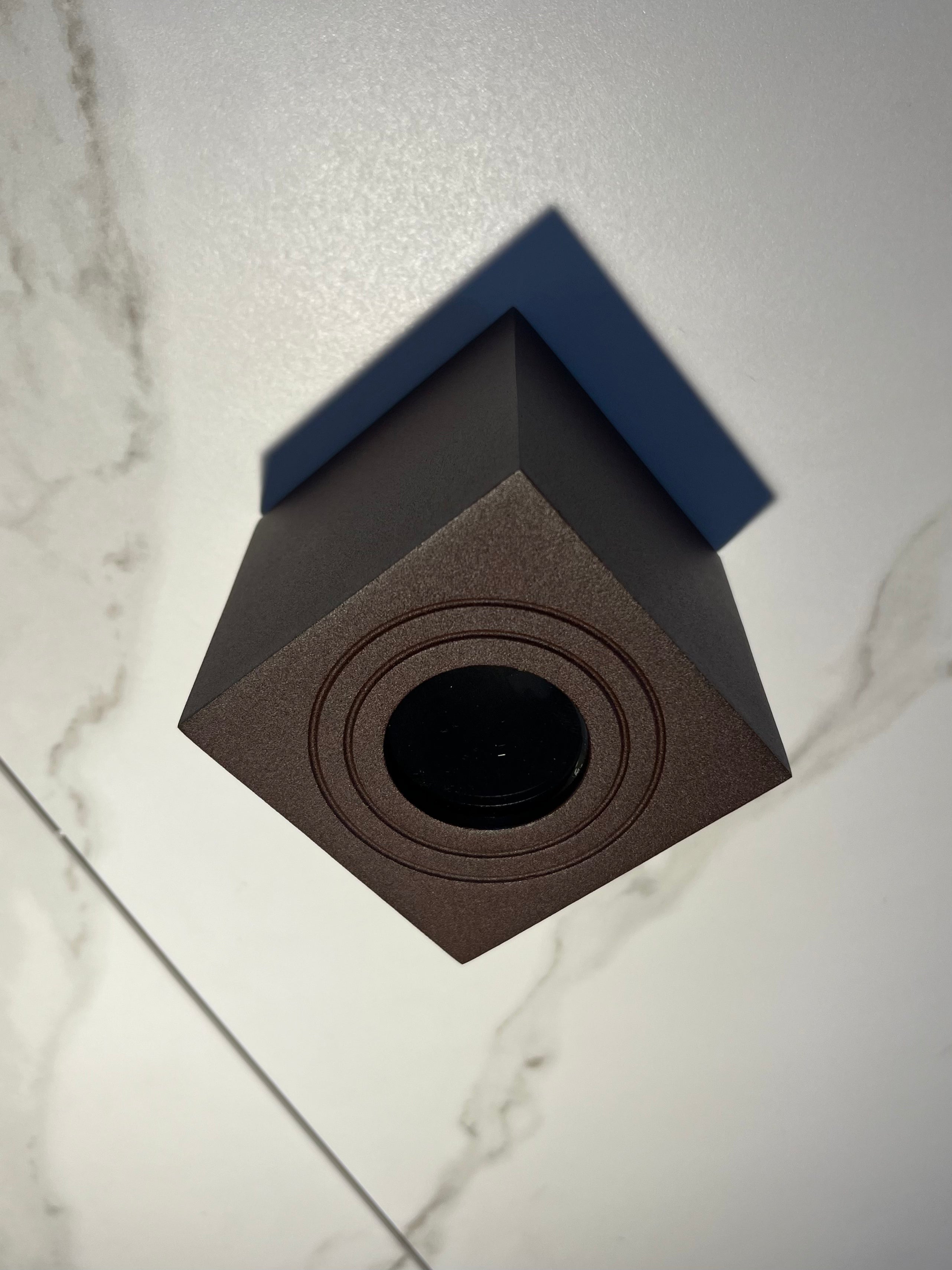 Cubetto soffitto esterno Print - Corten
