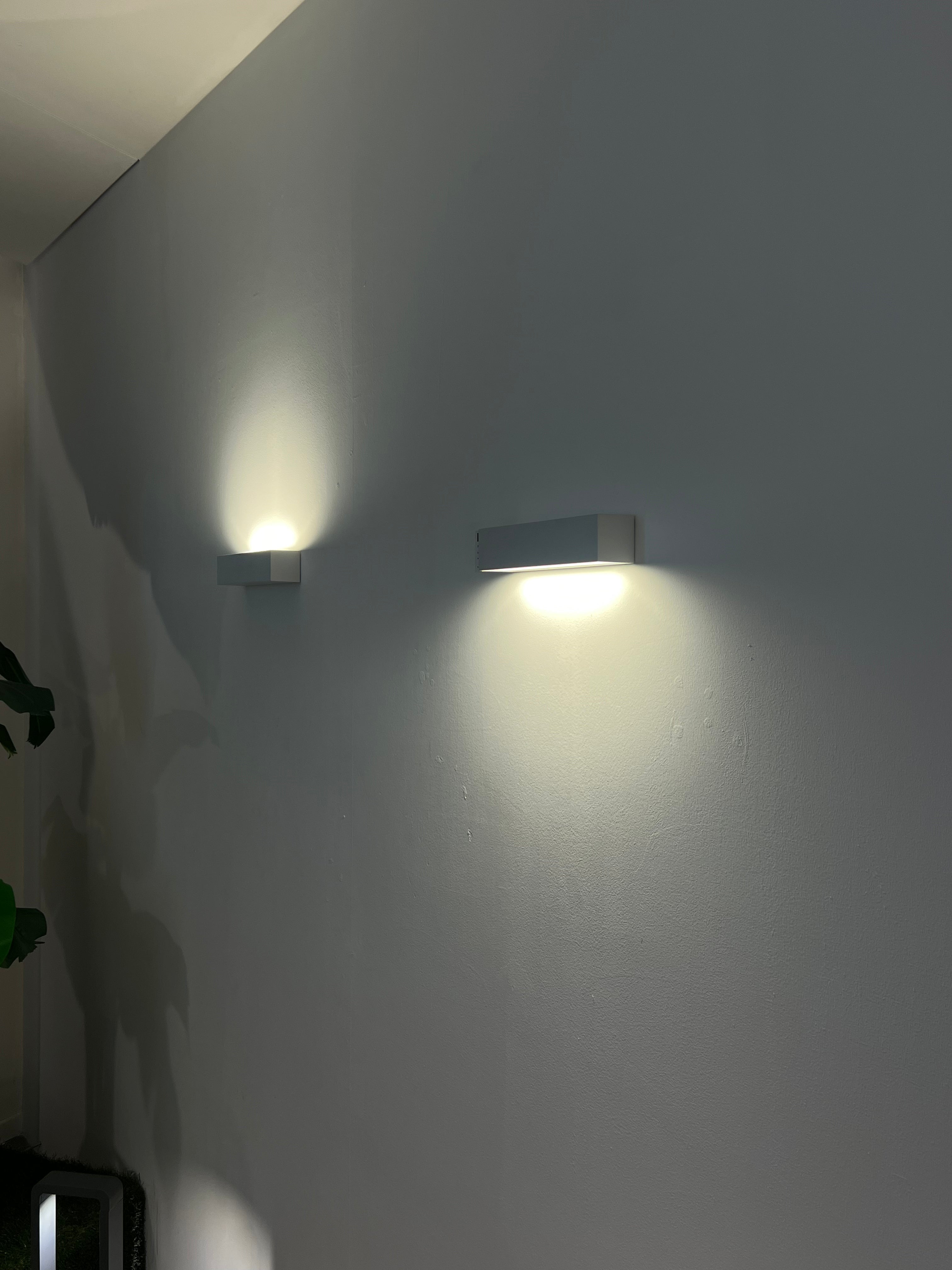 Applique esterno Iris mono-emissione - Bianco