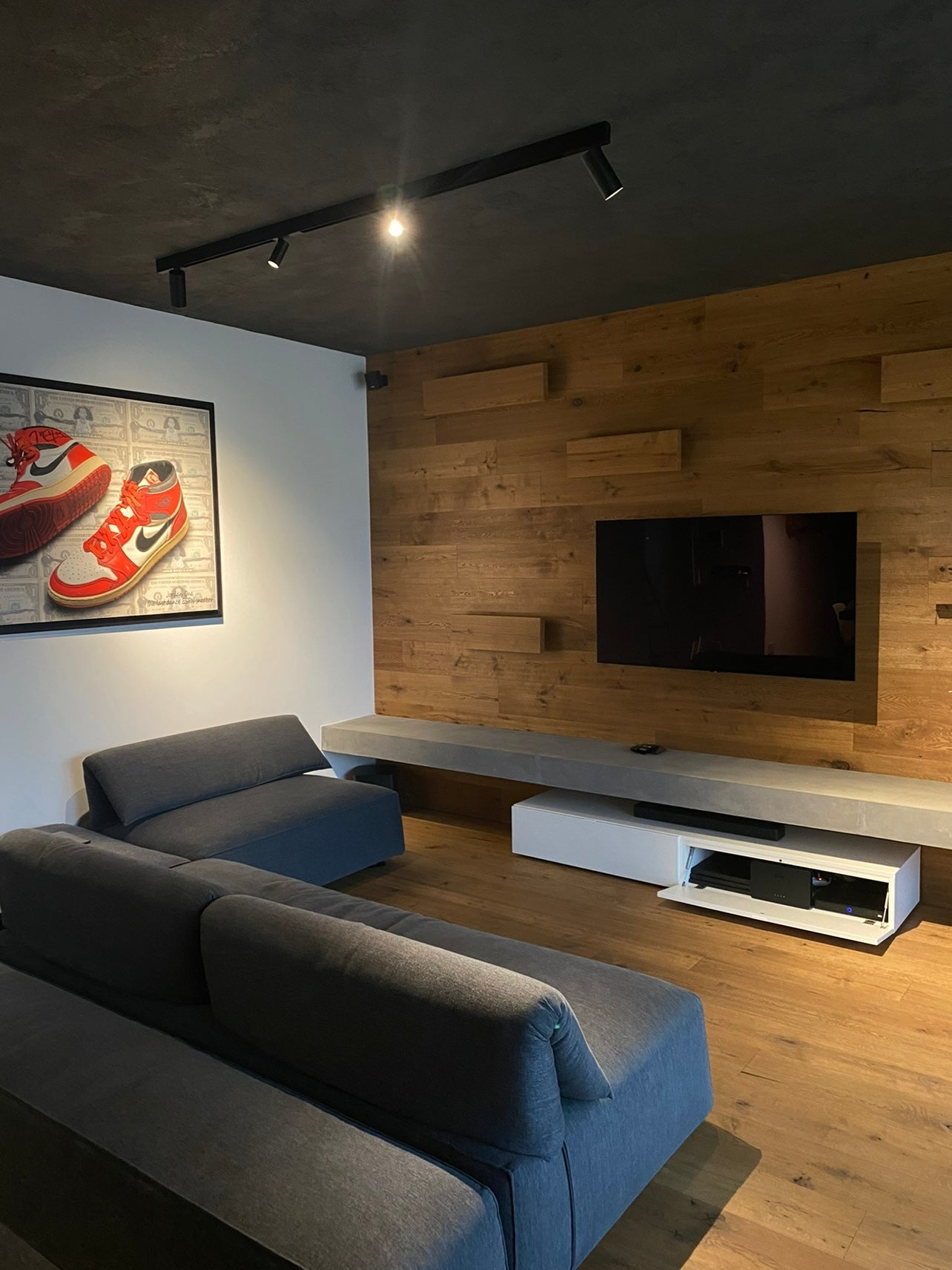 Sistema Birds - Binario 200cm magnetico 48v - Nero