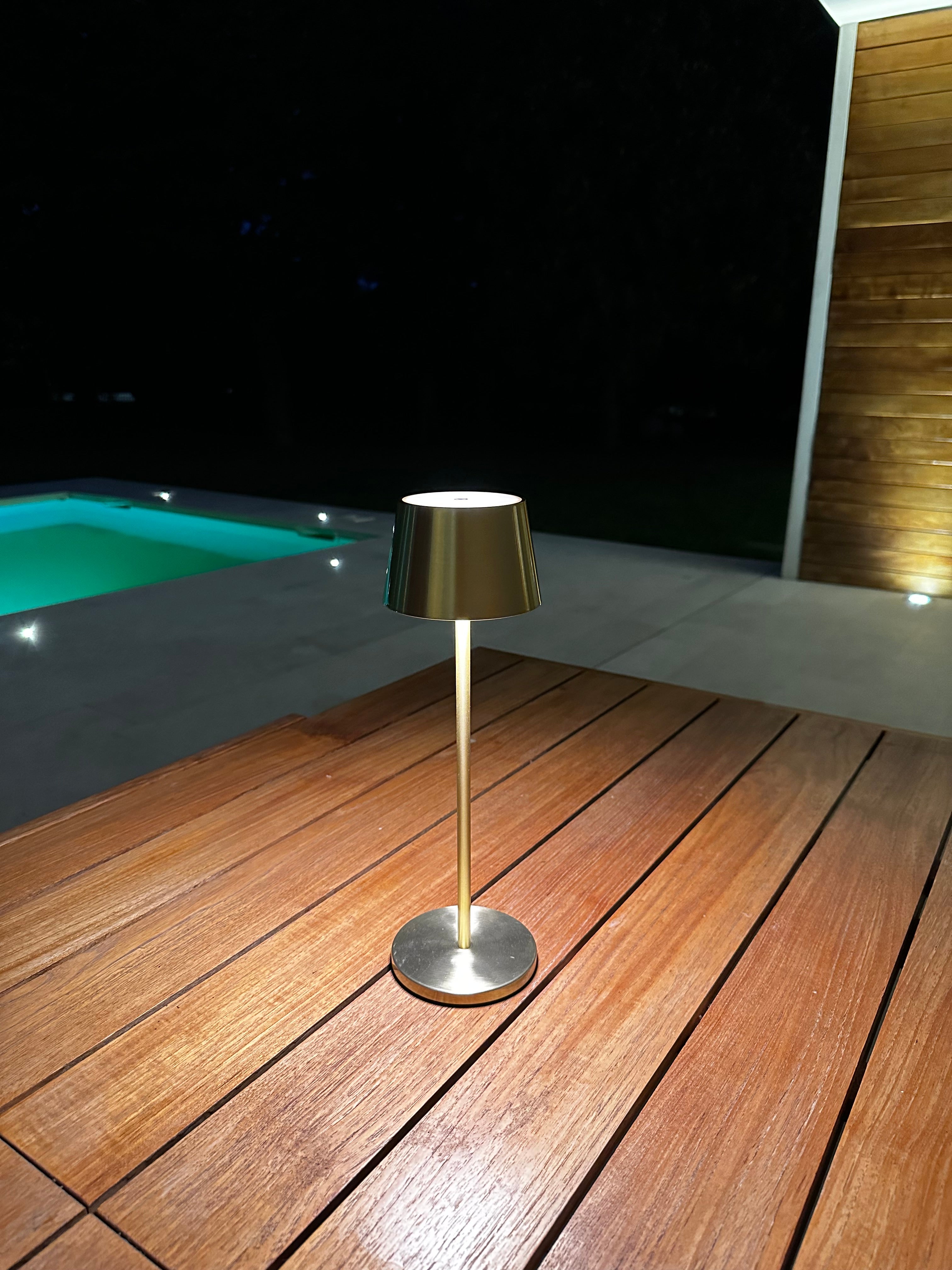 Kelly - Lampada ricaricabile Oro