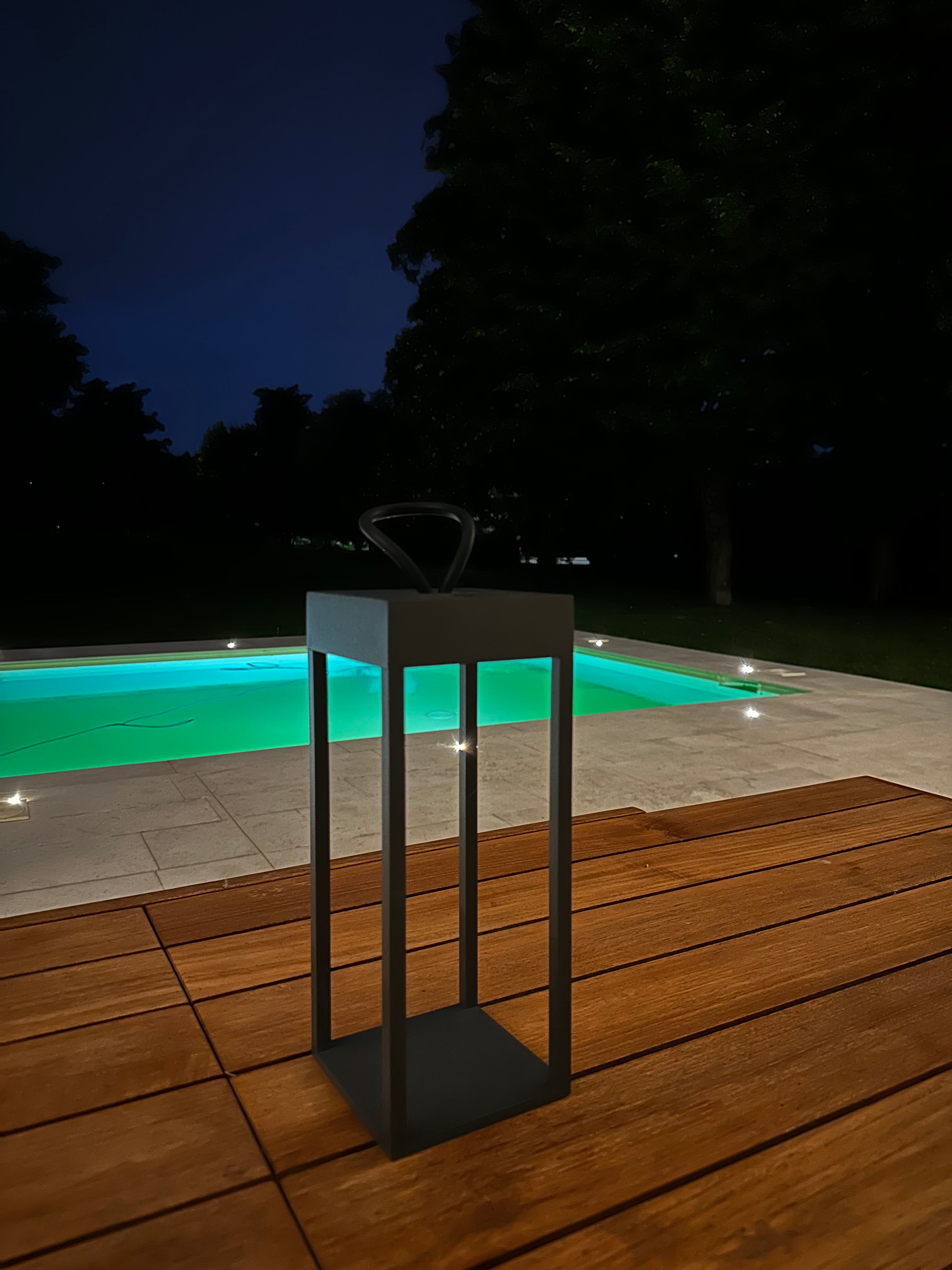 Twigga - Lampada ricaricabile Antracite