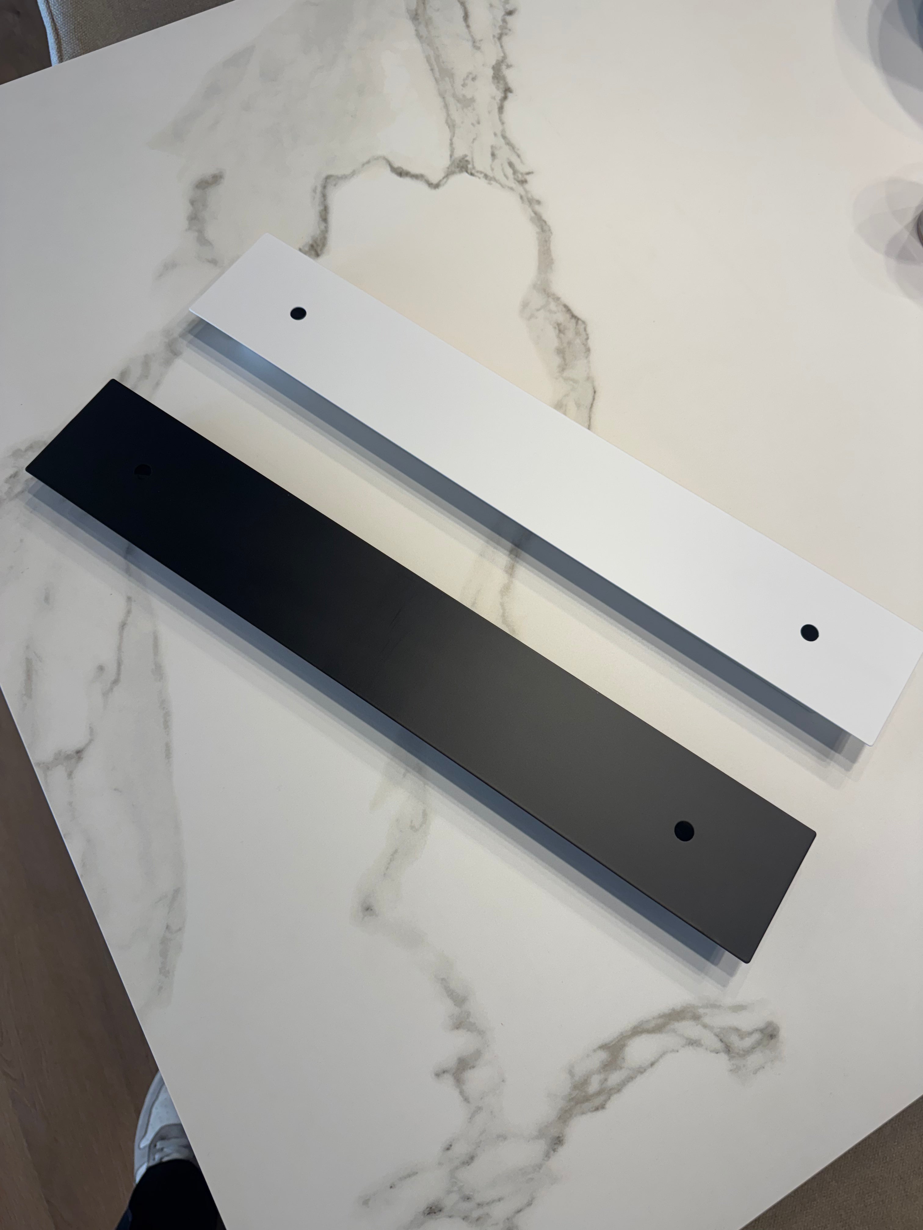 Rosone multiplo 2 uscite rettangolare - Bianco