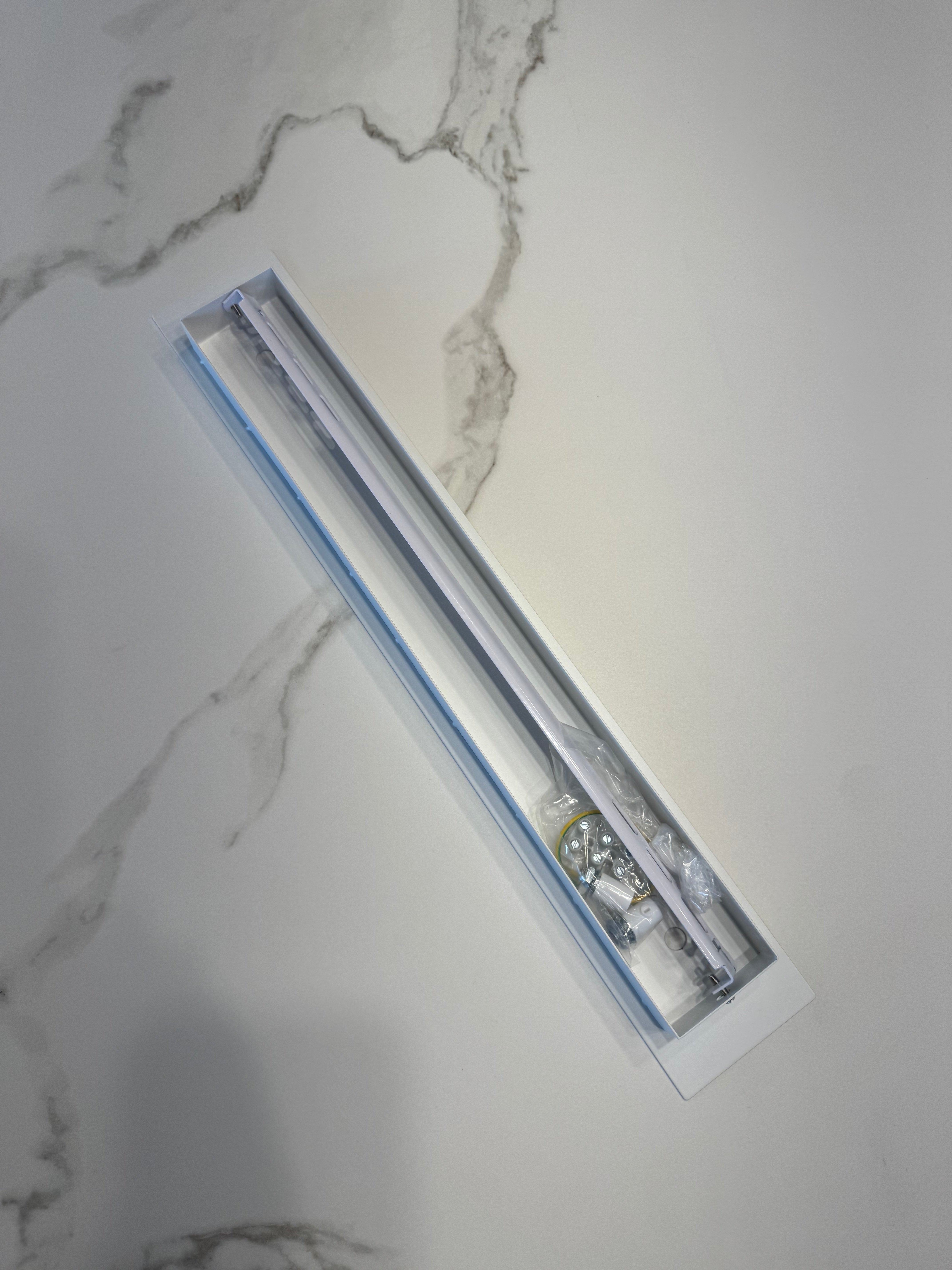 Rosone multiplo 2 uscite rettangolare - Bianco