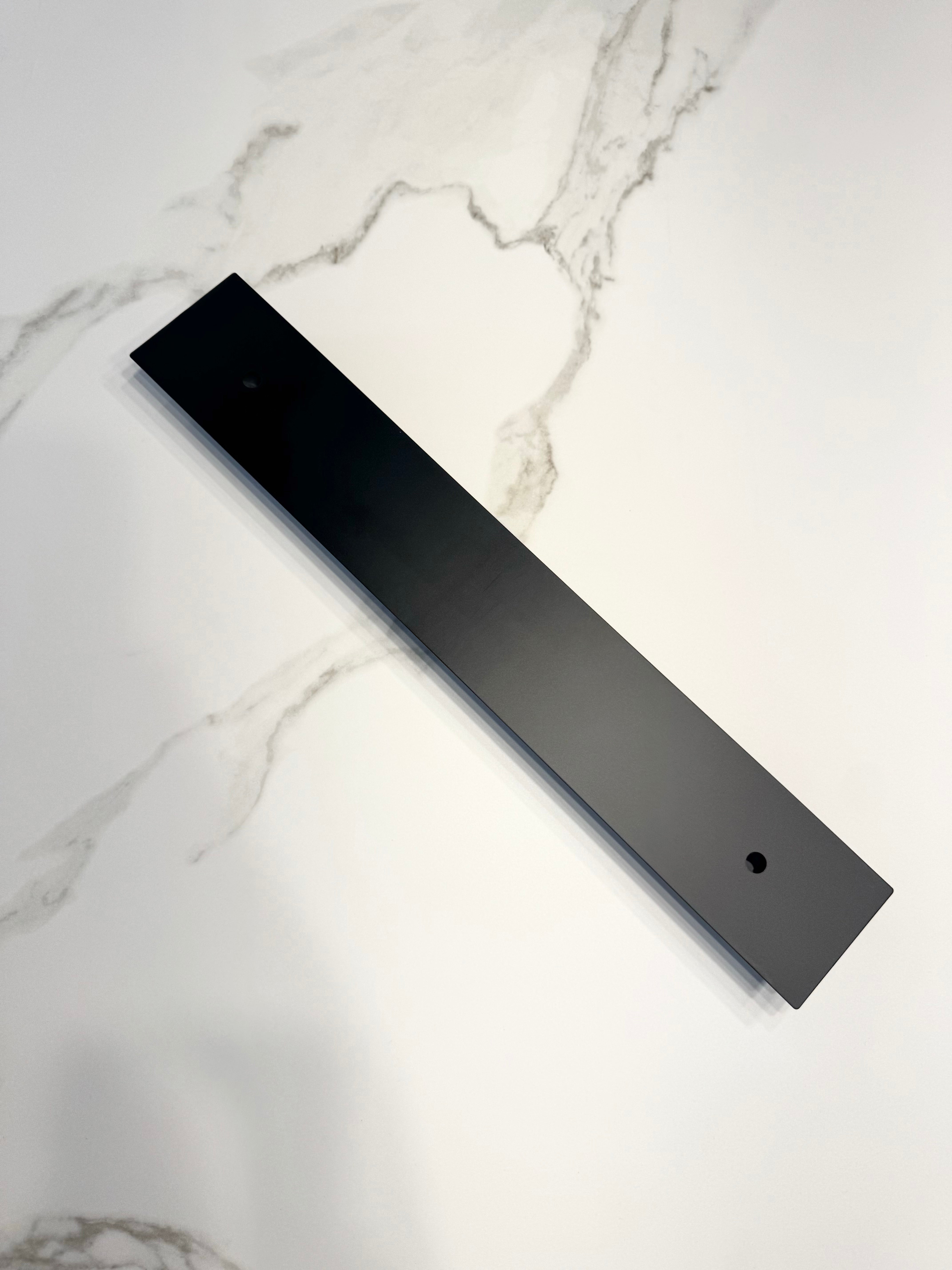 Rosone multiplo 2 uscite rettangolare - Nero