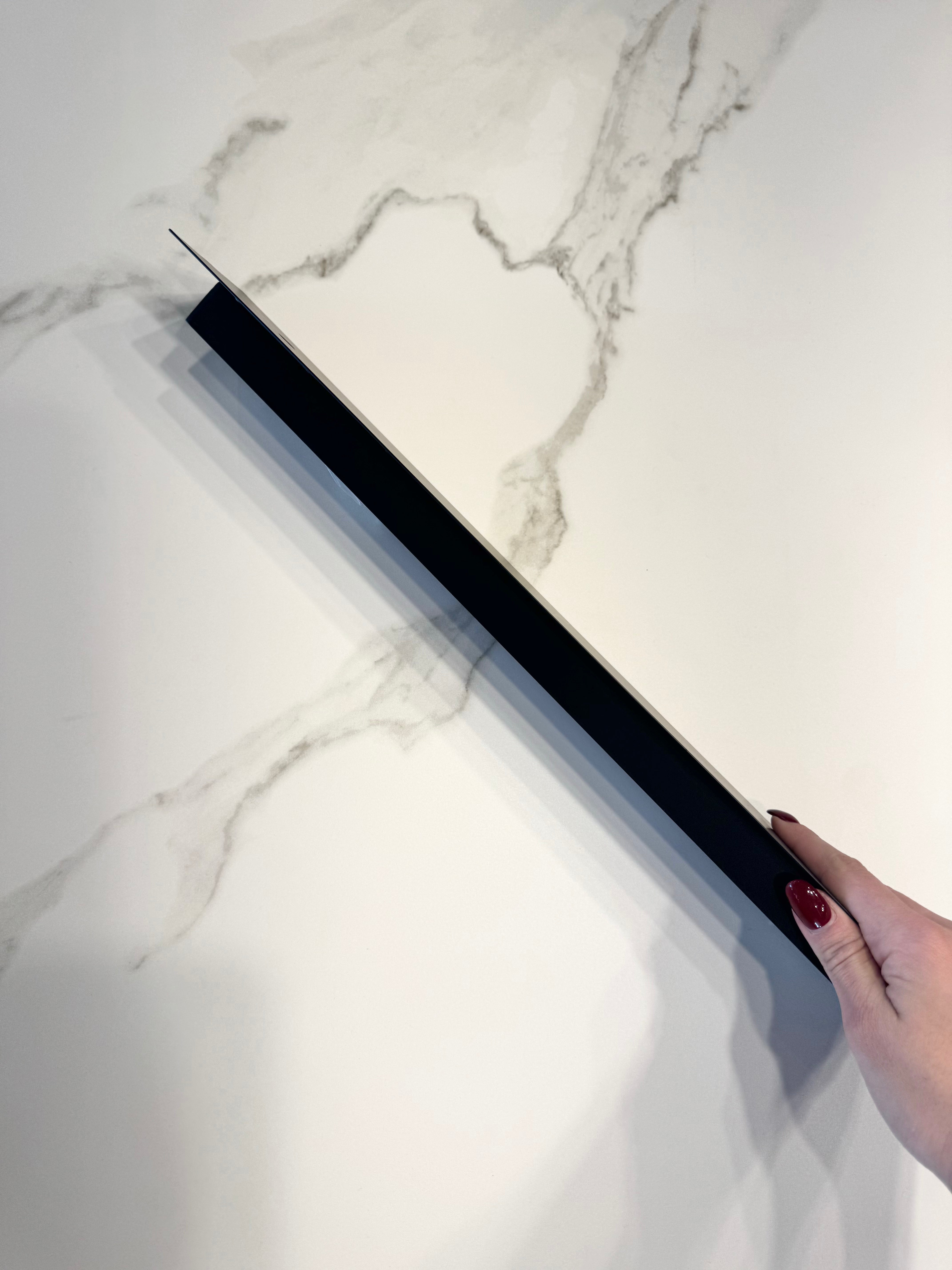 Rosone multiplo 2 uscite rettangolare - Nero