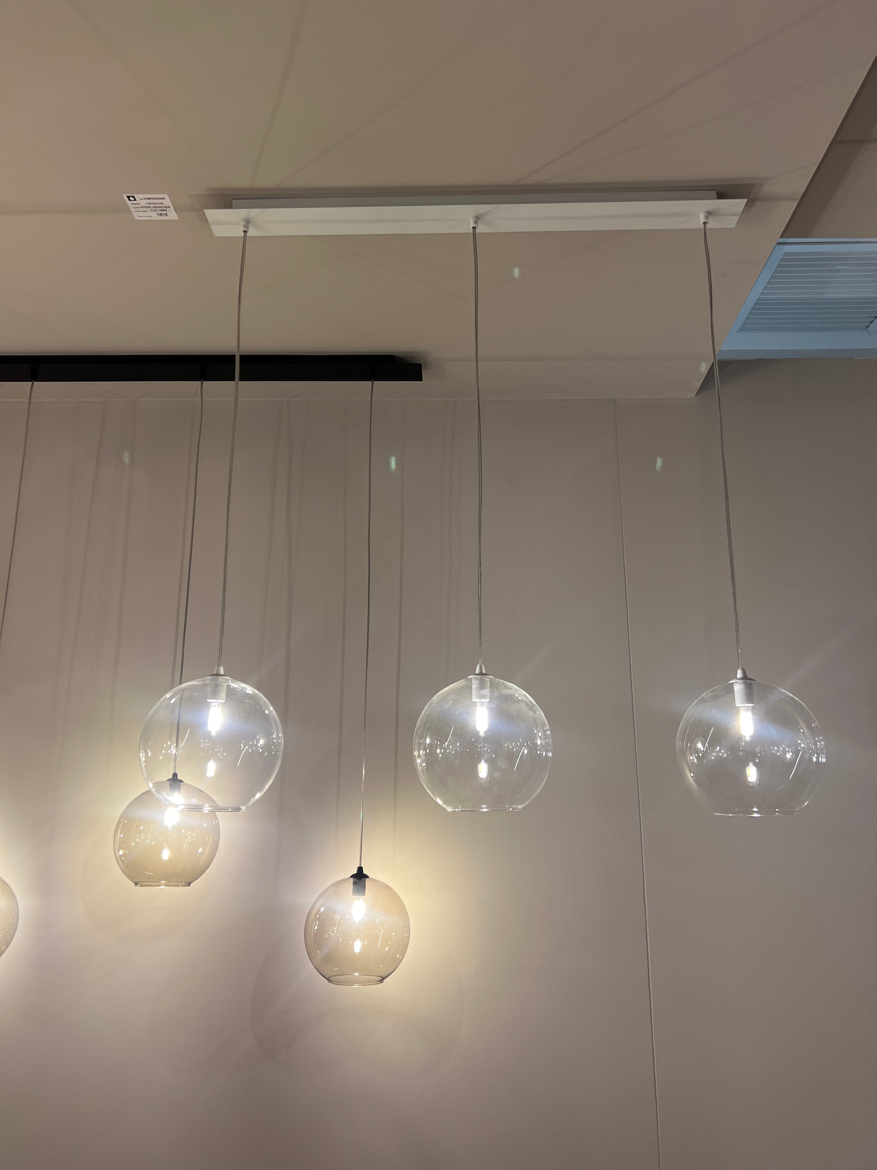 Sospensione Sofia - Sfere Cristallo G9