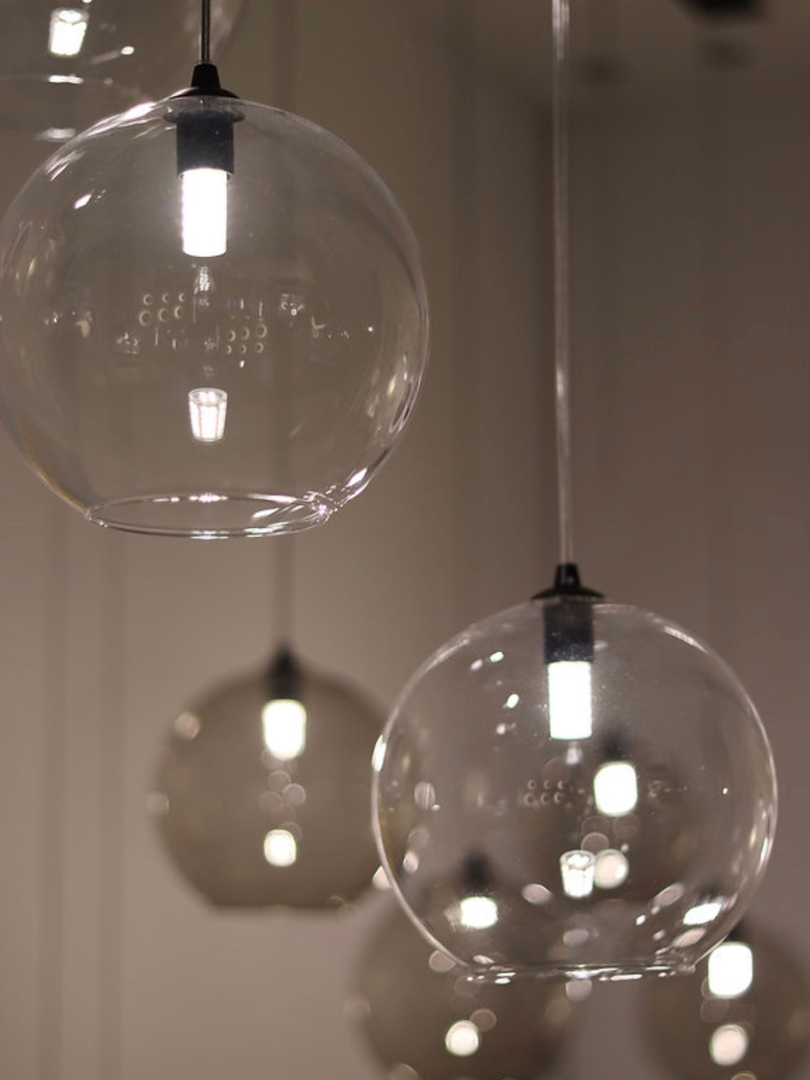 Sospensione Sofia - Sfere Cristallo G9