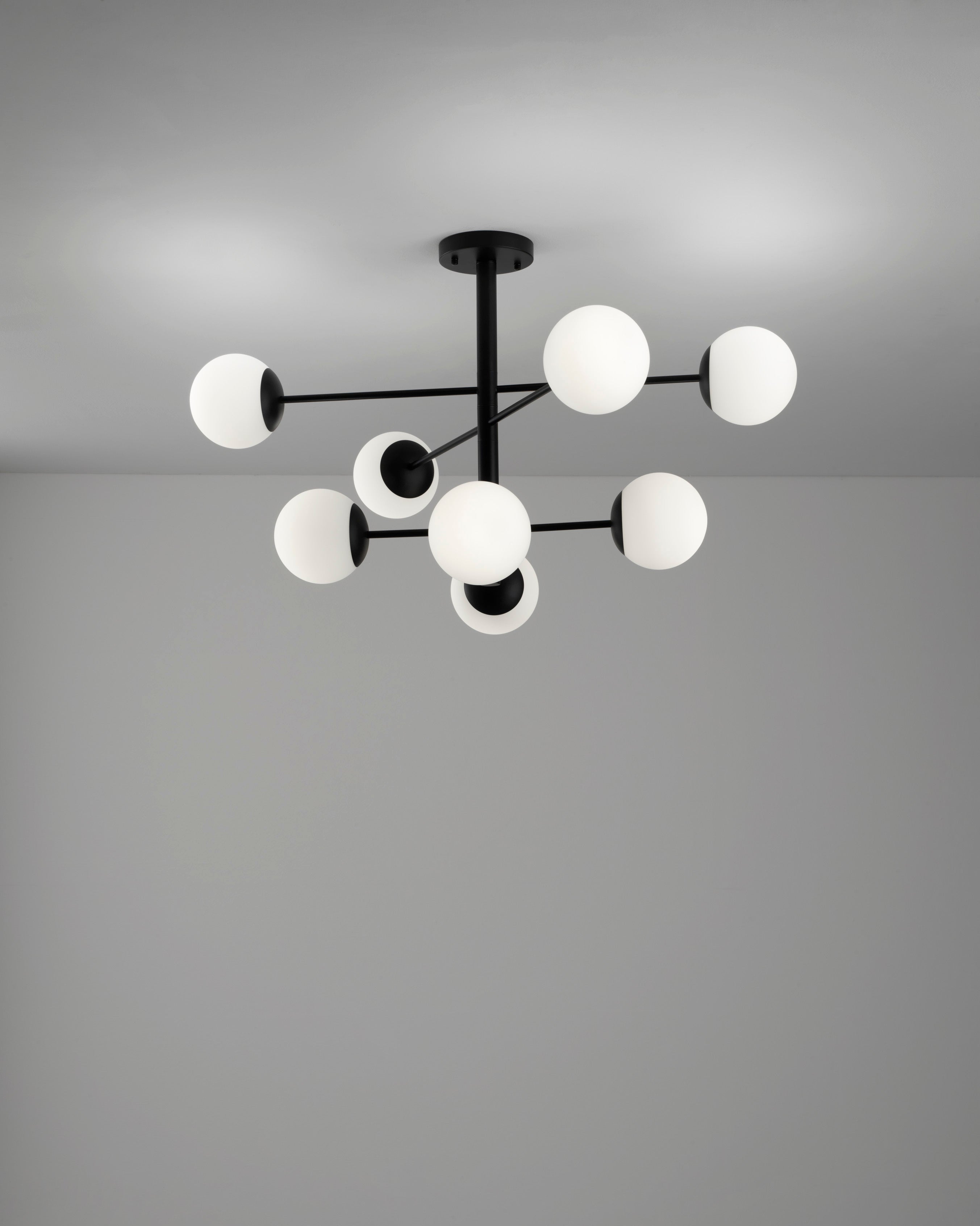 Plafoniera Edgar - Nero